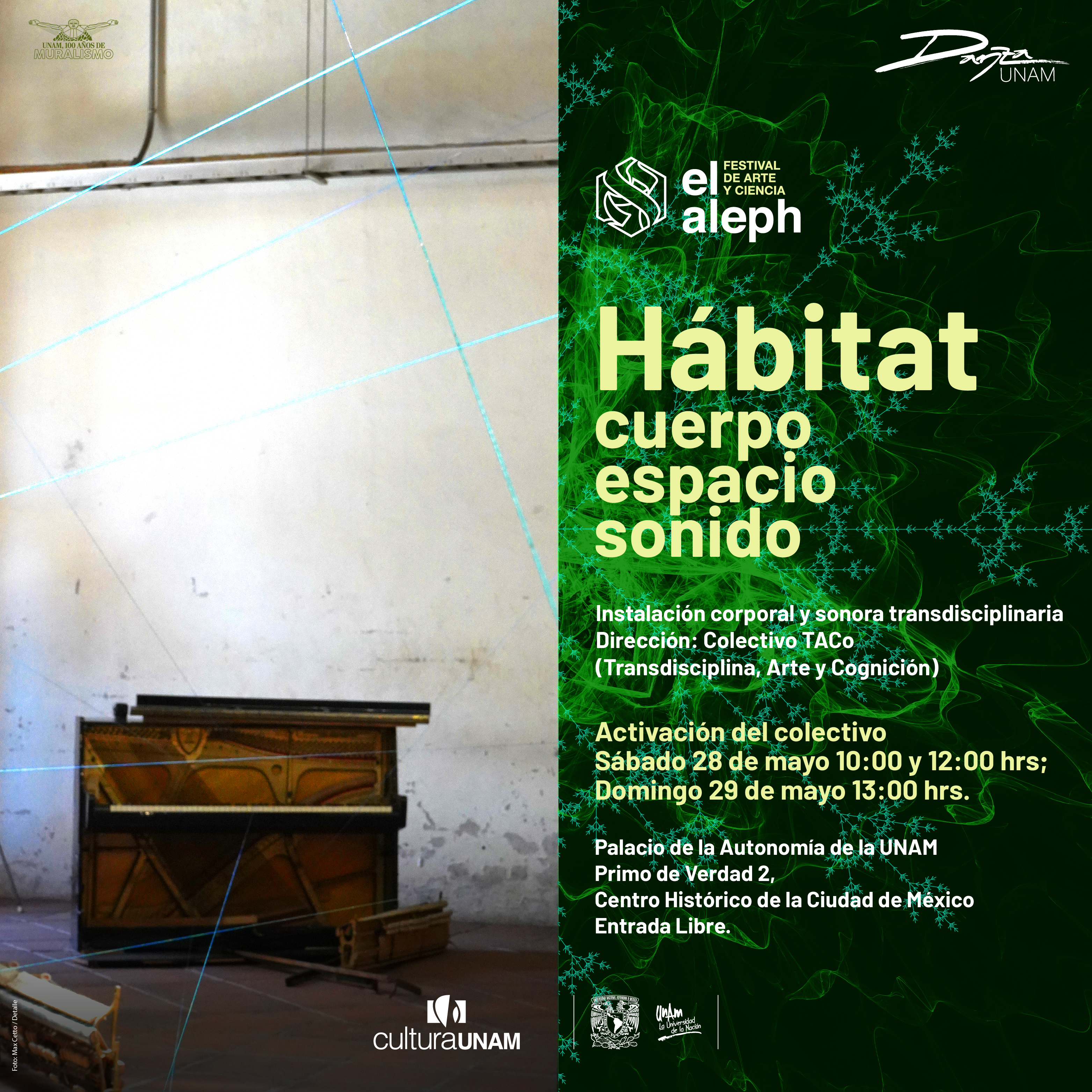 ︎ Festival de Arte y Ciencia El Aleph. Mayo 2022