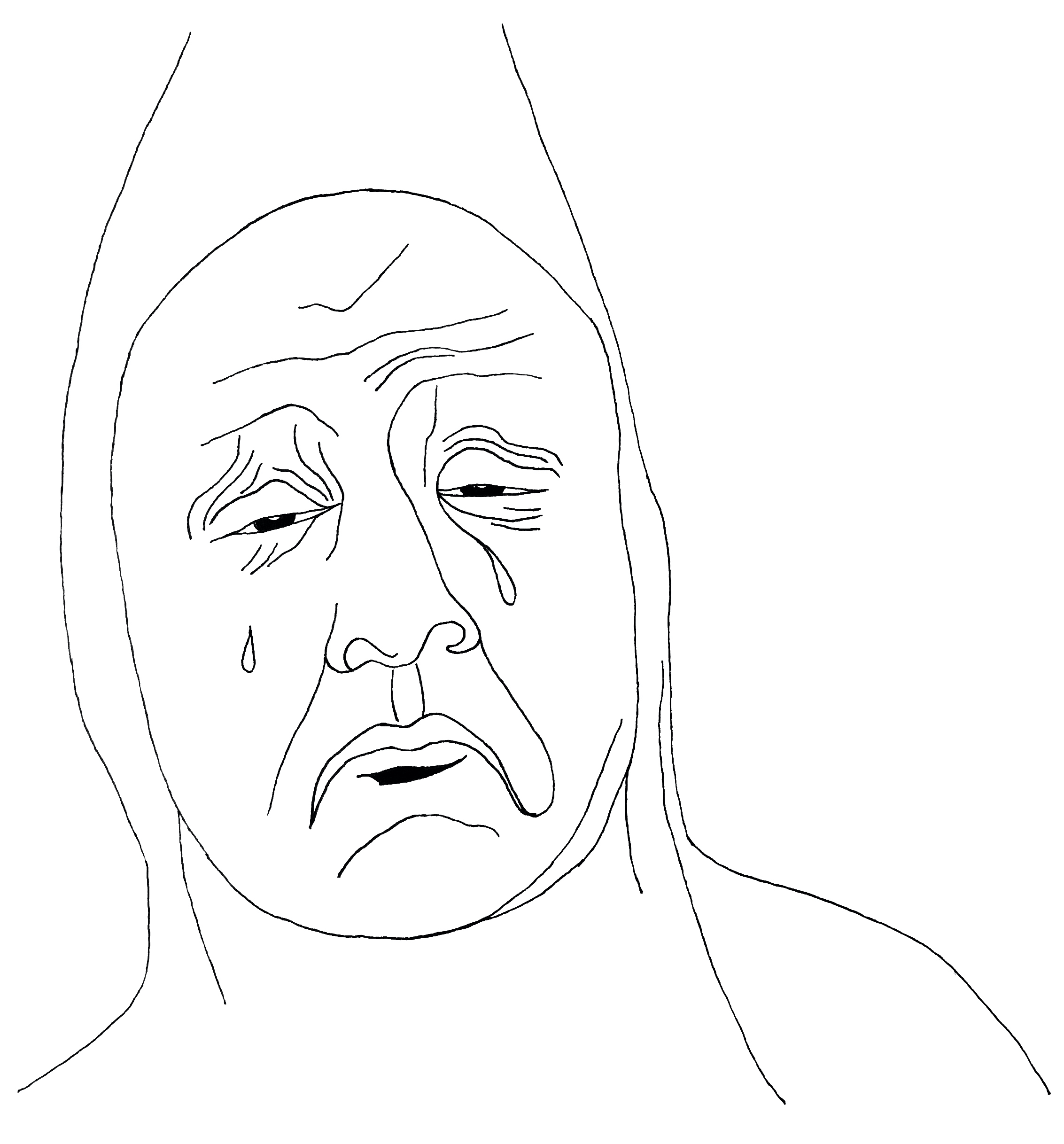  “No Sympathy for Crying Man”, Illustration