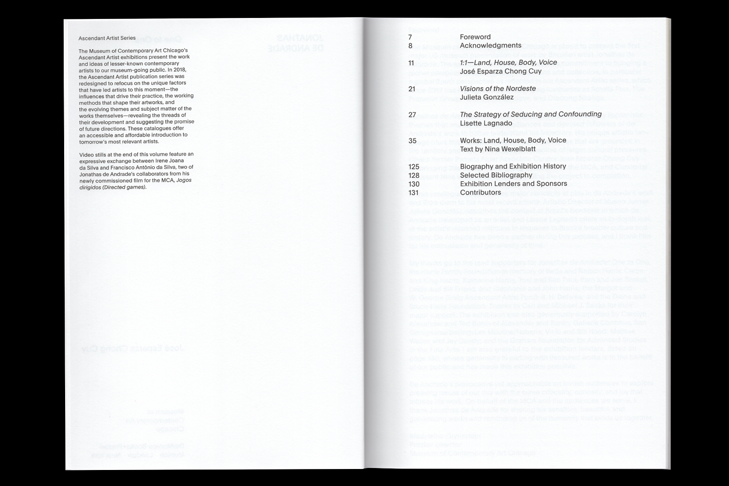 JONATHAS DE ANDRADE, 2019. BOOK DESIGN. Design: Gabriel Melcher.