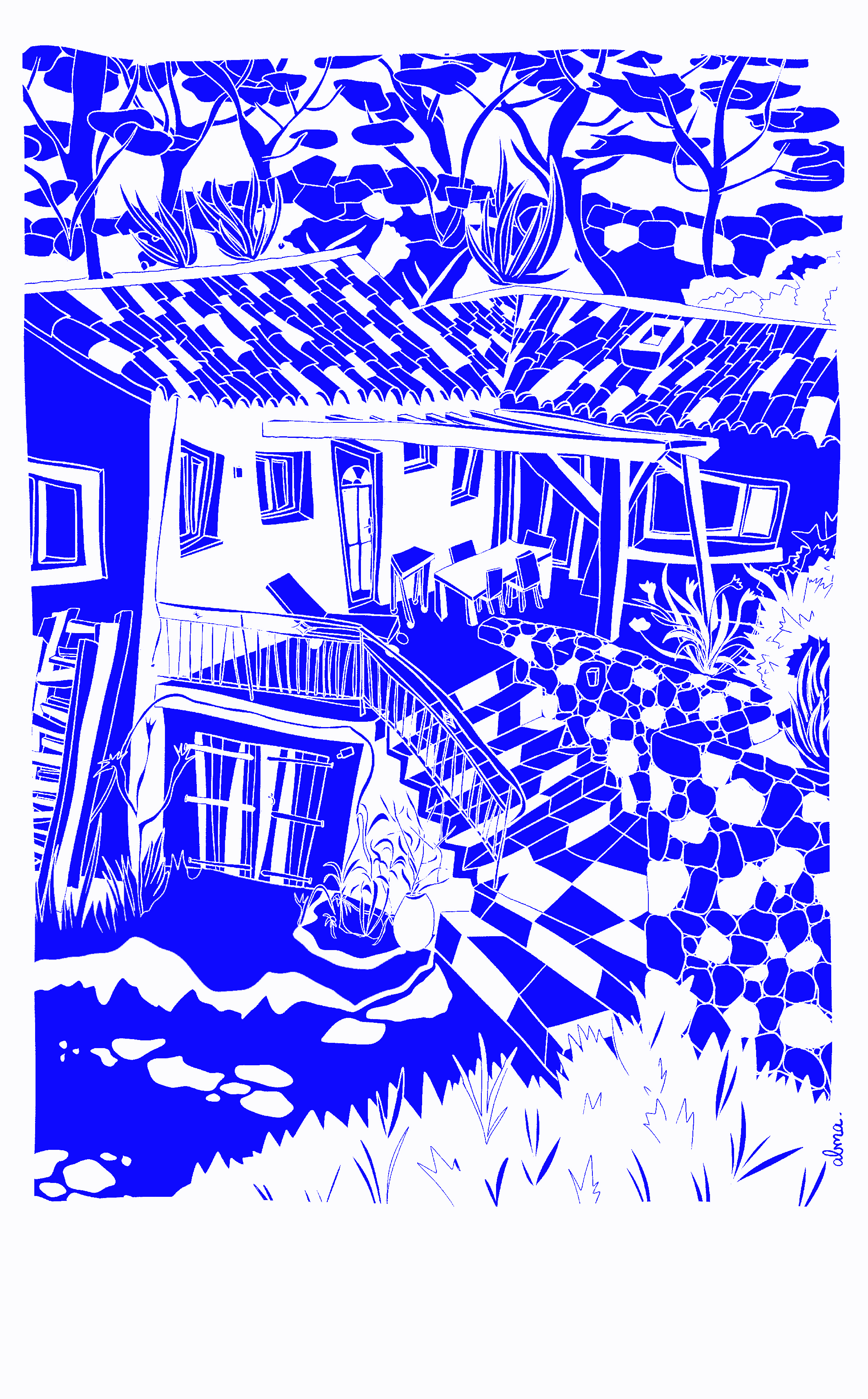 Design, Architecture, Architecture d'Intérieur, Archi d'intérieur, Designer, Marseille, Architecte, Alma Remion, Décoratrice, Décorateur, Archi, Illustration, Illustrateur, Illustratrice, Restaurant, Bar, Café, Commerce, ERP, graphisme, sérigraphie, Print, affiche, poster, totebag