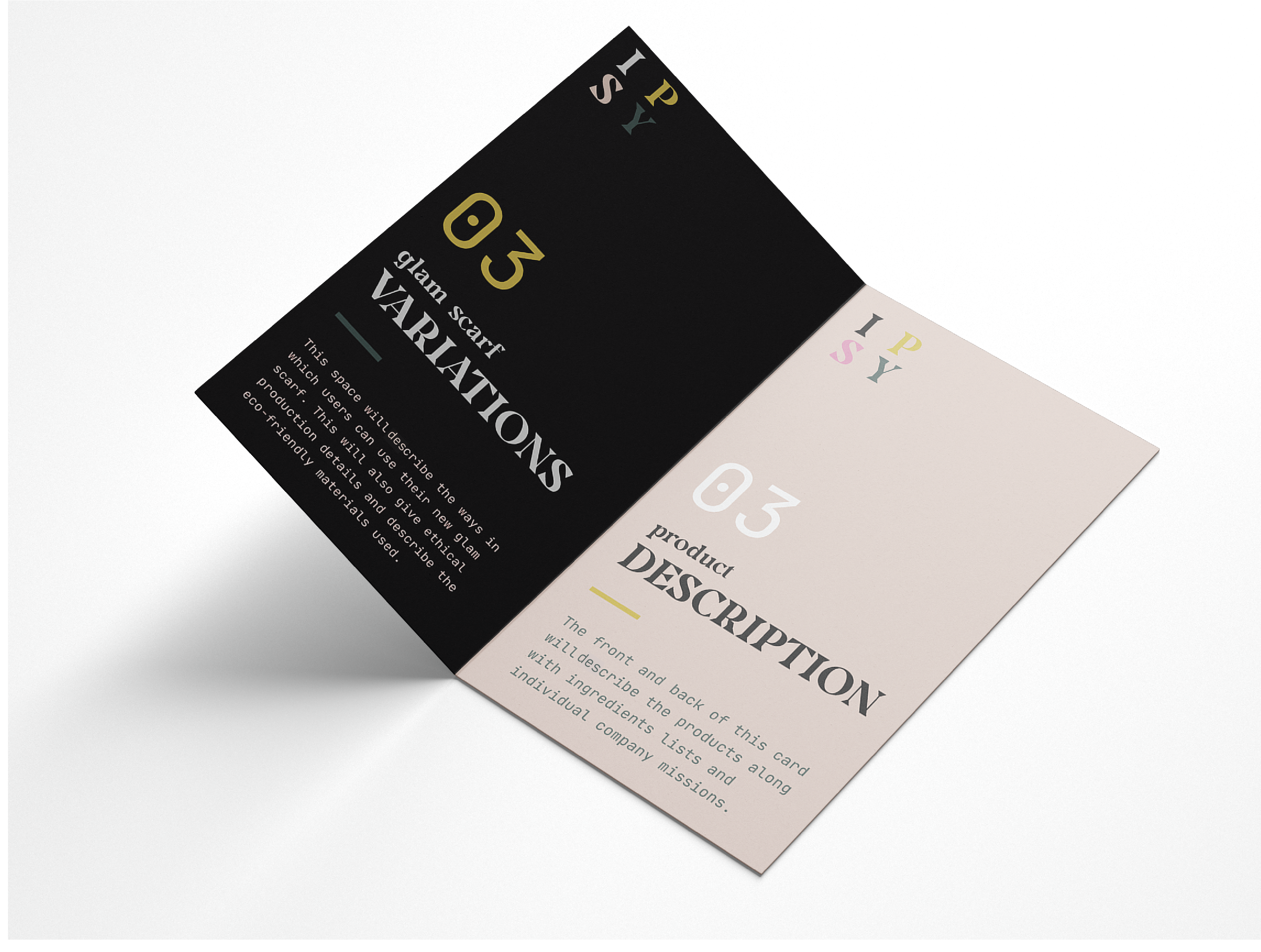 Product Description Card