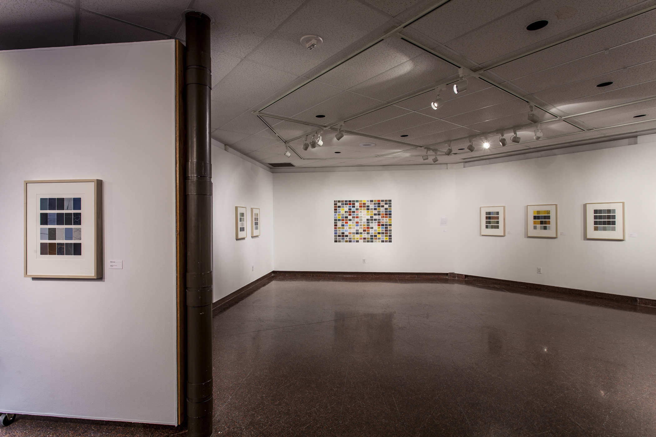 Installation View 4, 2008-2014, Monotyped Playing Cards