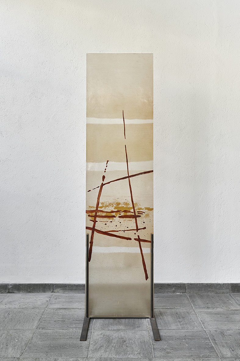 Vitrail d'essai, 160 x 40 cm