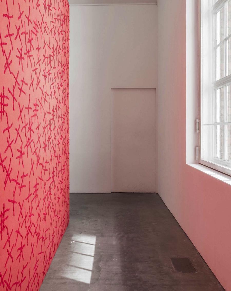Artist Osman Yousefzada Leaving Your Mark Installation