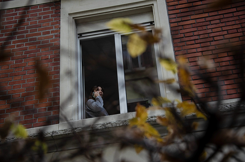 Rascheln unter dem Zimmerfenster