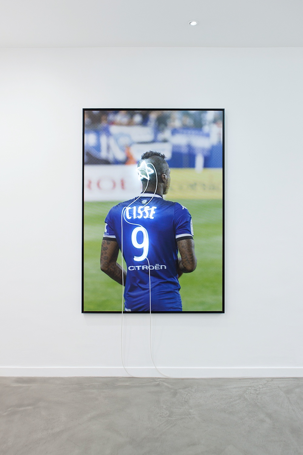 Work nº02B : La Tonsure (after Marcel Duchamp), (2015).