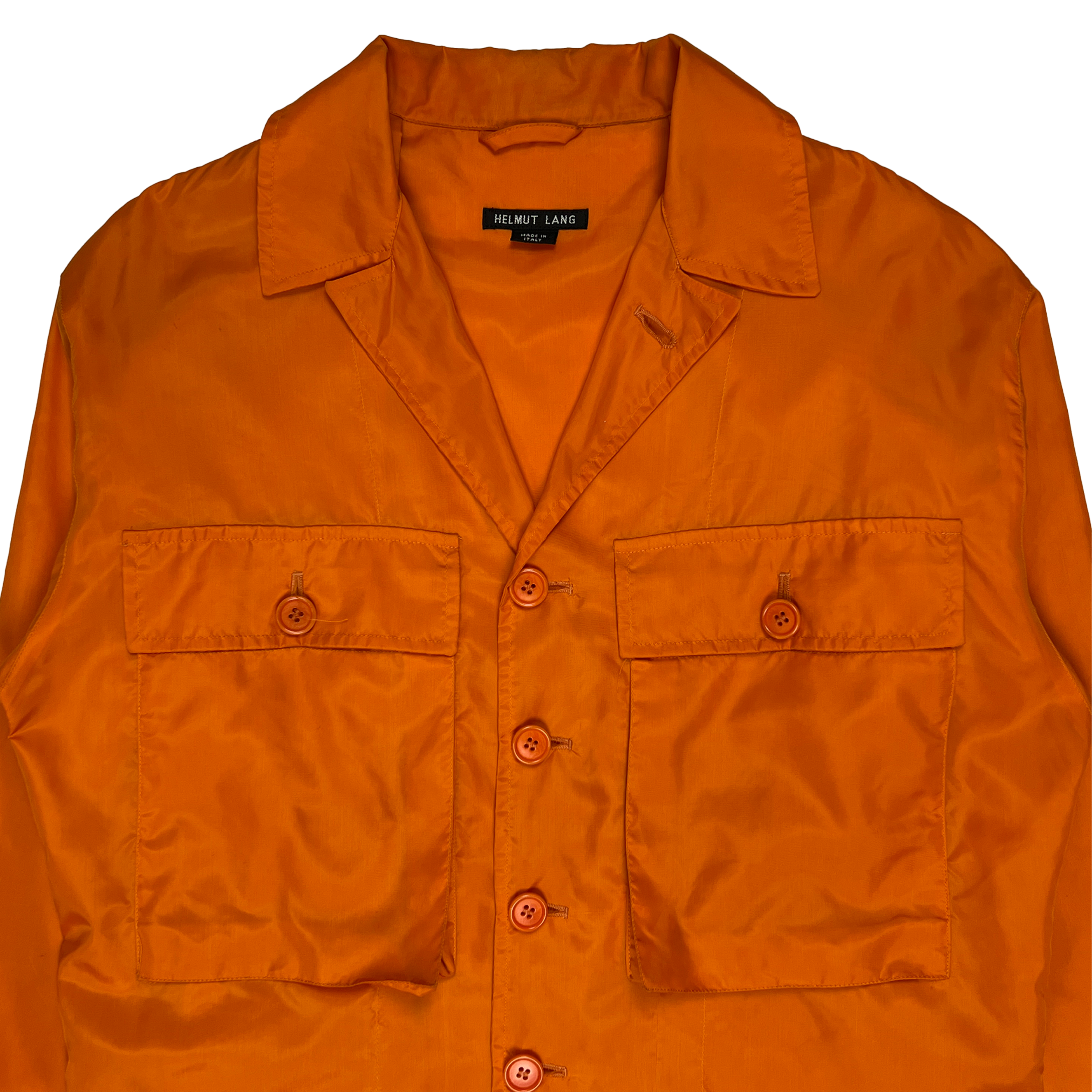 HELMUT LANG - Orange Nylon Jacket