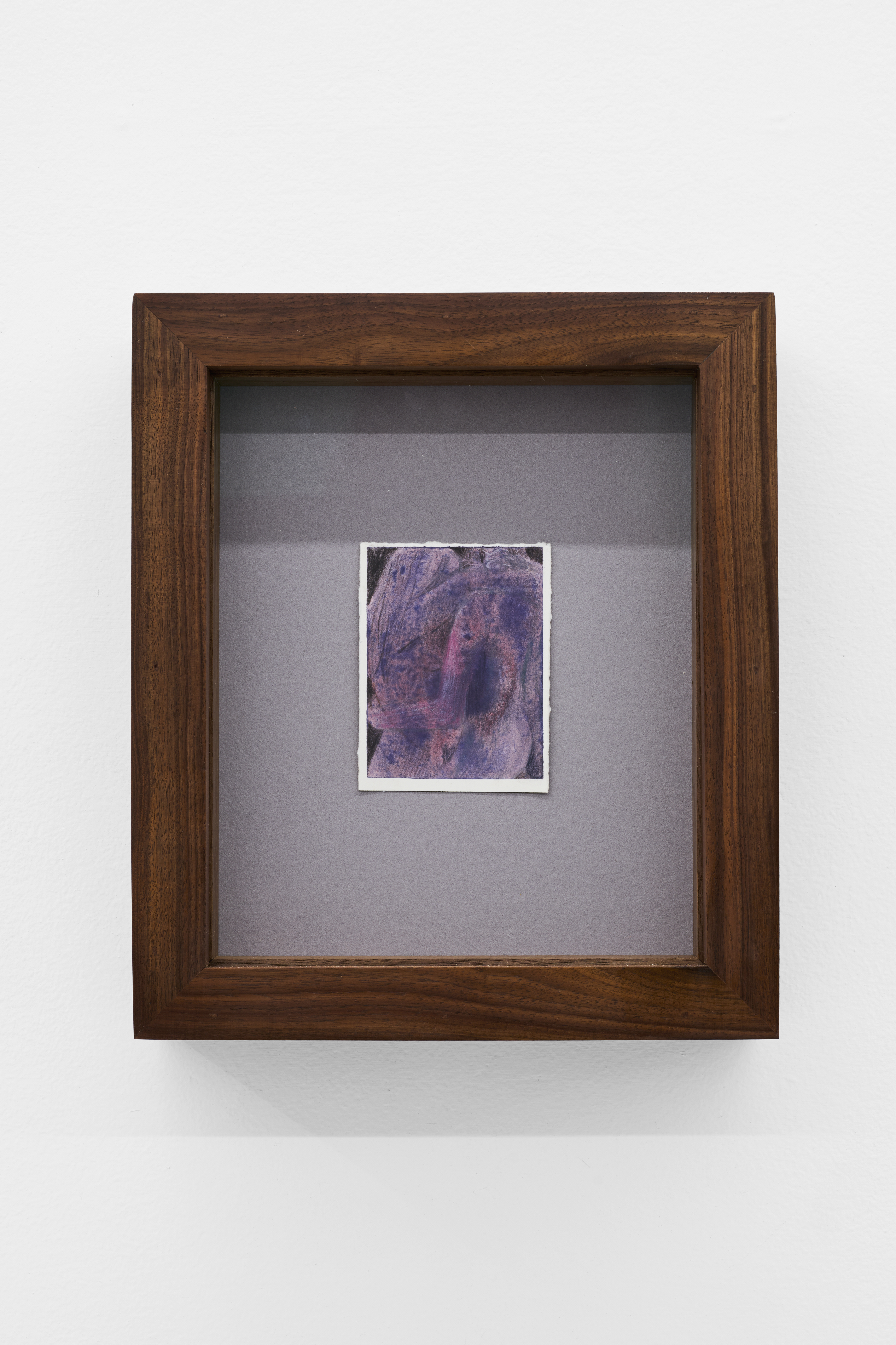 Low Heat drawing. 2025, gouache and colored pencil on paper in handmade frame