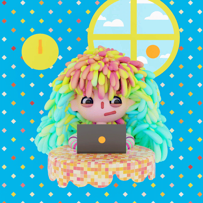 C4D practice showcasing my daily life in ArtCenter