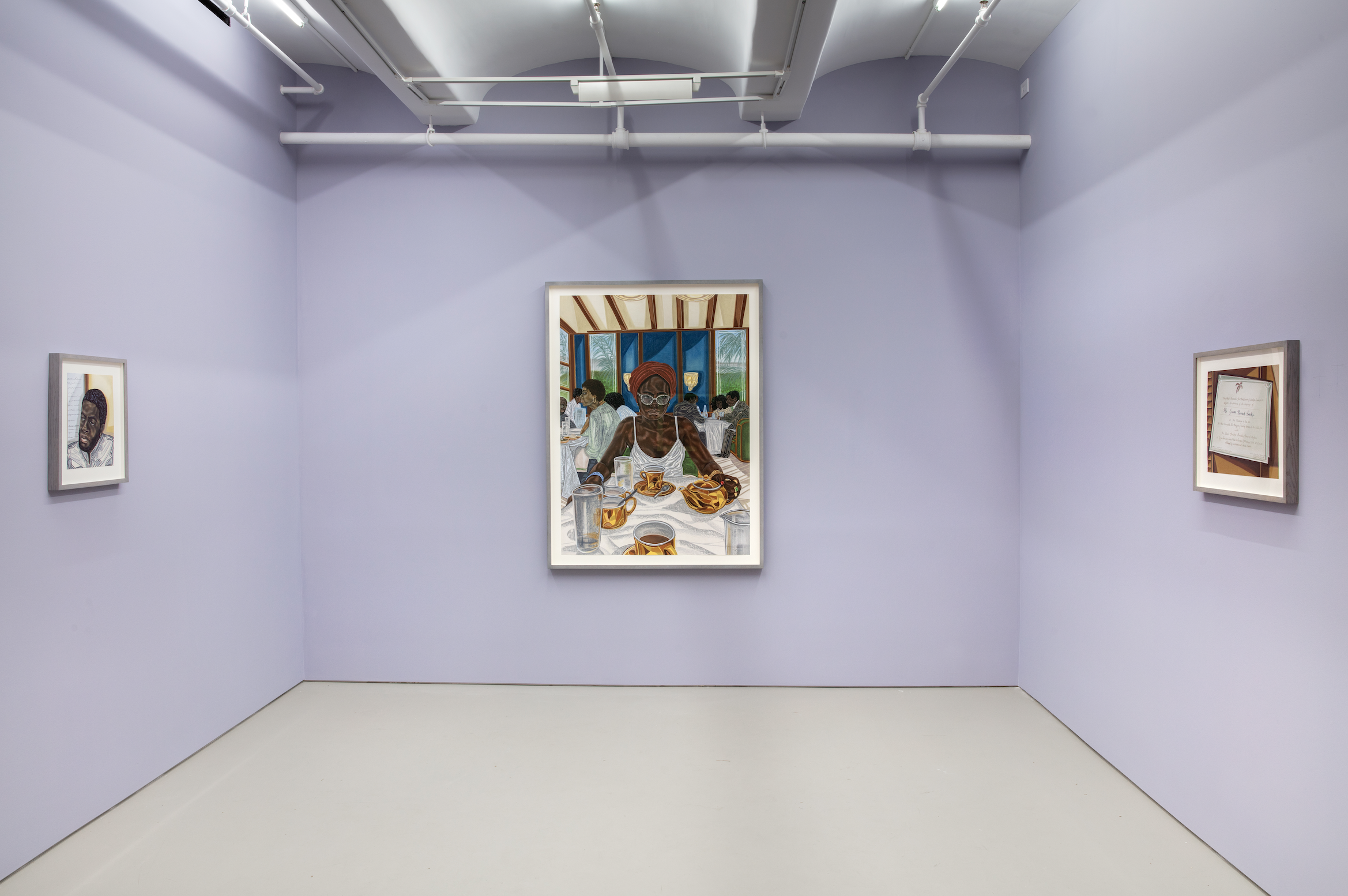 Toyin Ojih Odutola: When Legends Die, installation view at Jack Shainman Gallery, 6 September — 27 October 2018. (Photo Courtesy of Jack Shainman Gallery)