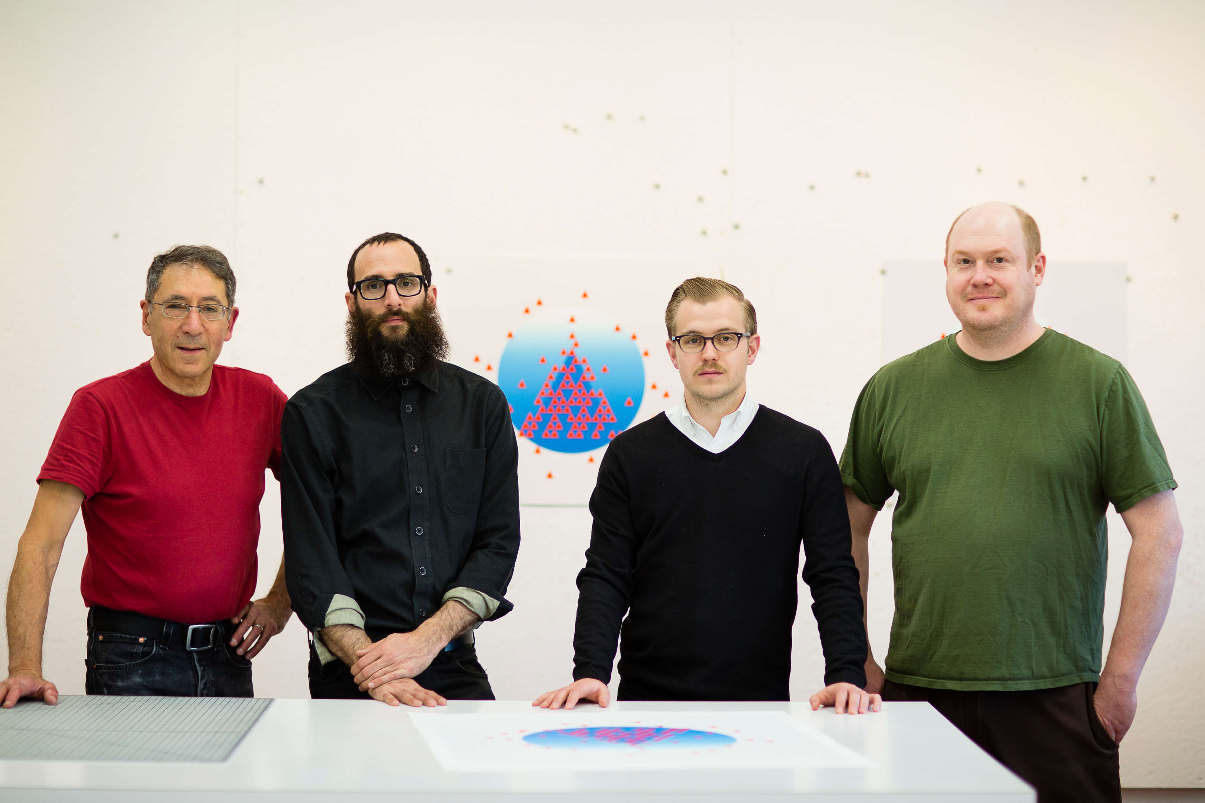 Convergence w/ Shark's Ink, 2014 (Bud Shark, Todd Berger, Lucian F&ouml;hr, Evan Colbert)