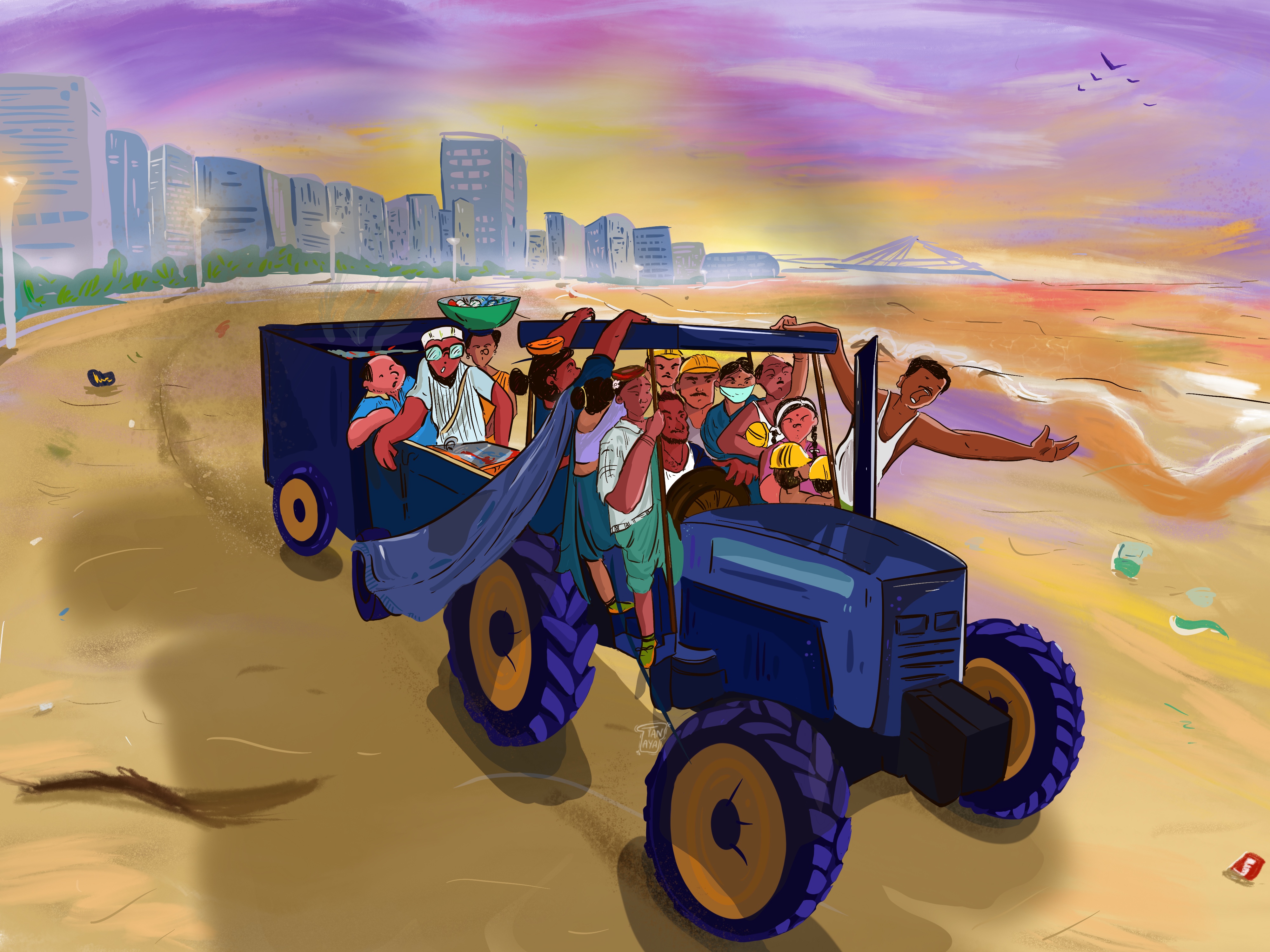 News Article Illustration