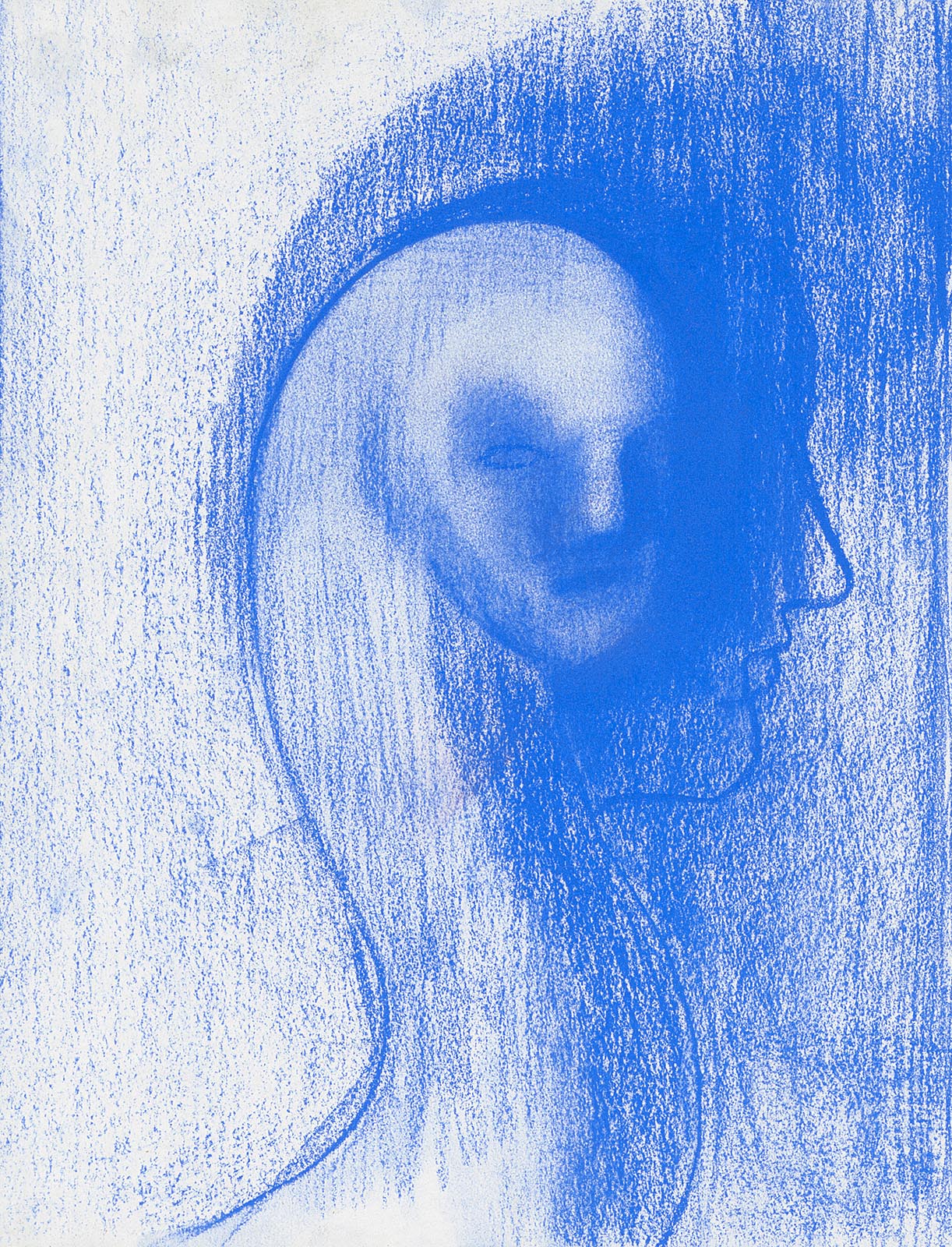 Untitled, 2014, pastel on paper, 28.5x20.5