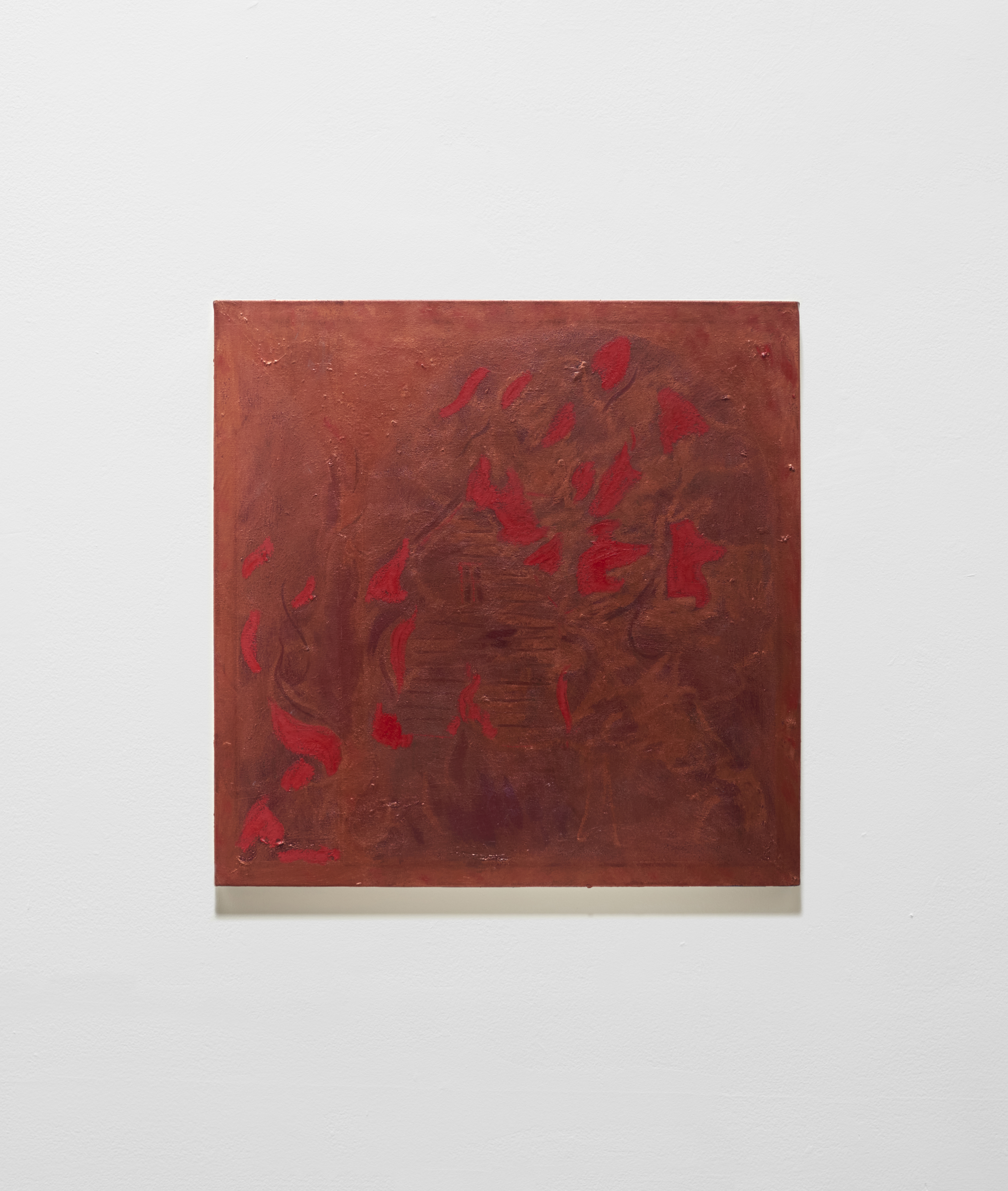 Cabin Fever, oil on canvas, 36" x 36," 2021