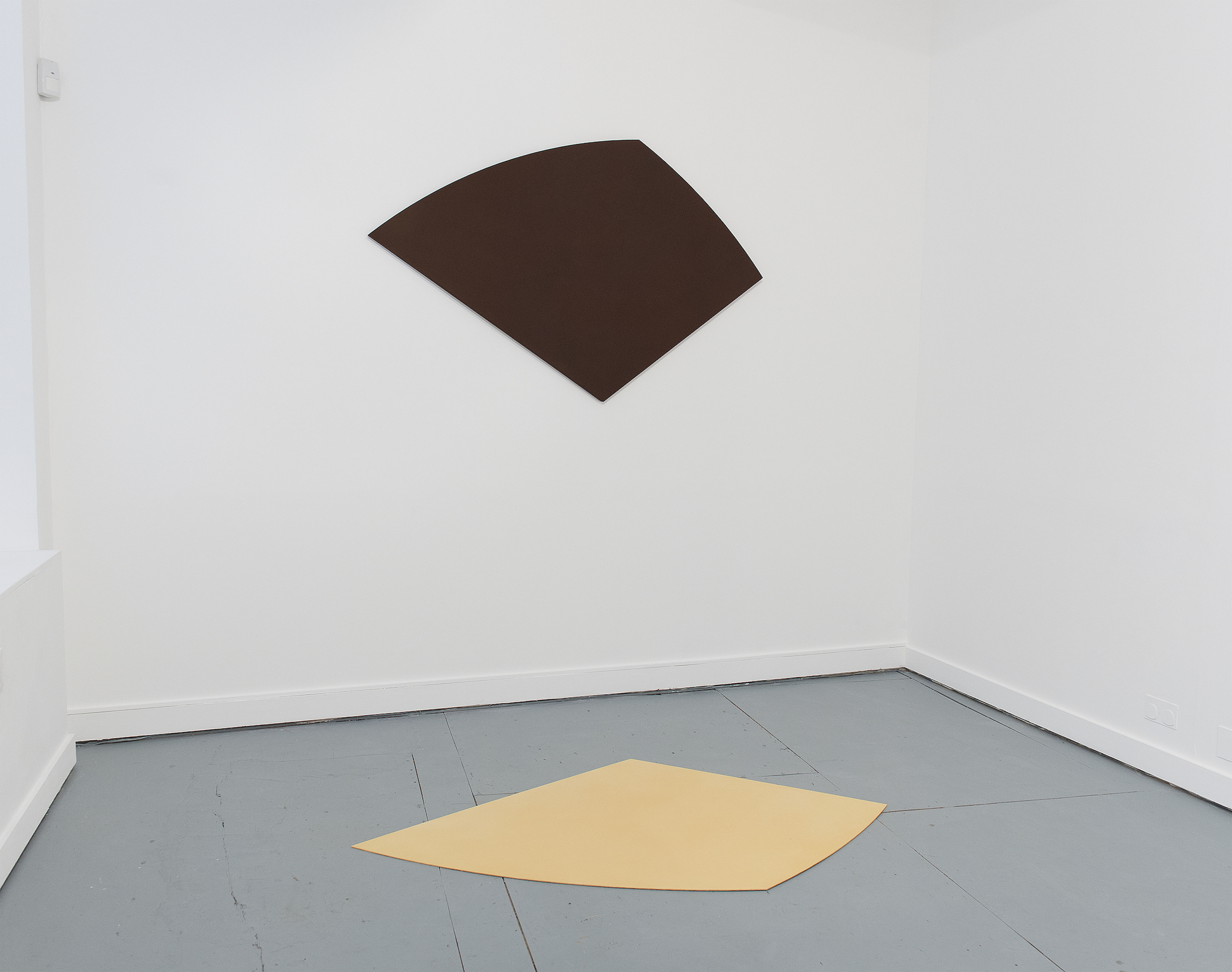 Separation: Reflection and Shadow, oil on ply and aluminium, 136cm x 100cm x 2cm, 2014
