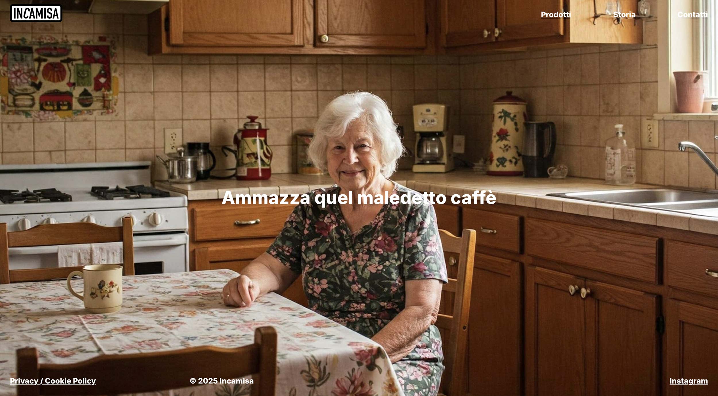 giallo.studio graphic web-design for Incamisa