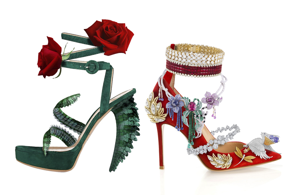  Photoshop Collages aka Shoe Frankensteins with images borrowed from the internet (a wide range of brands and sources) plus photographs taken by me.