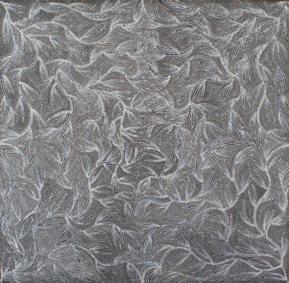 Janet Long Nakamarra - Water Dreaming - Acrylique sur toile - 126 x 126 cm - 2005