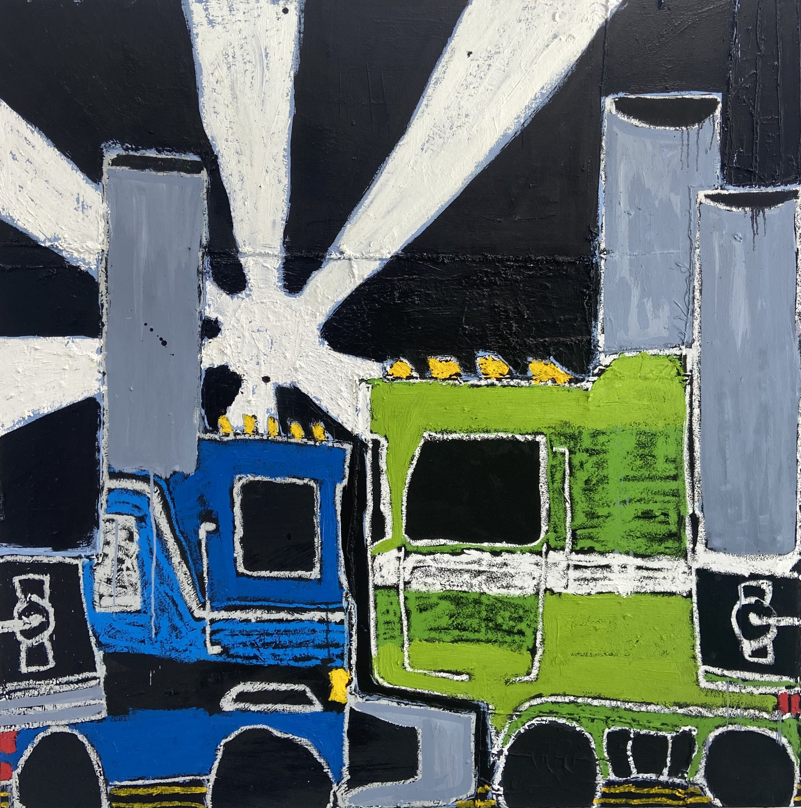 Kerrigan ClarkUntitled48 x 48"oil and canvas on panel