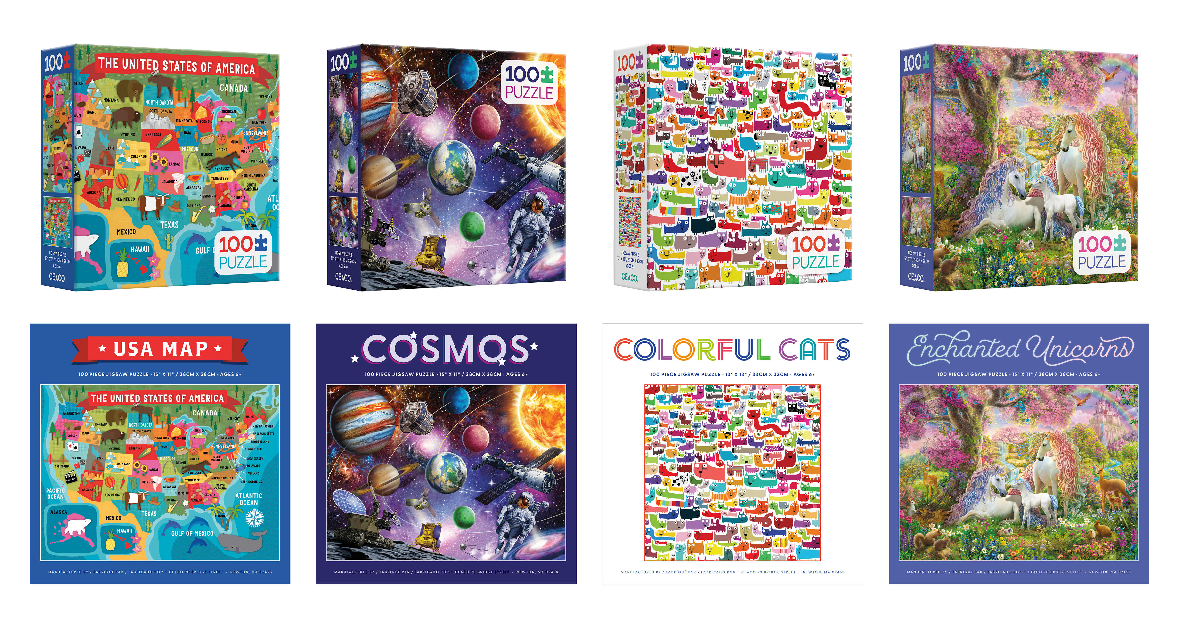 Package Design / 100 Piece Kids Puzzles