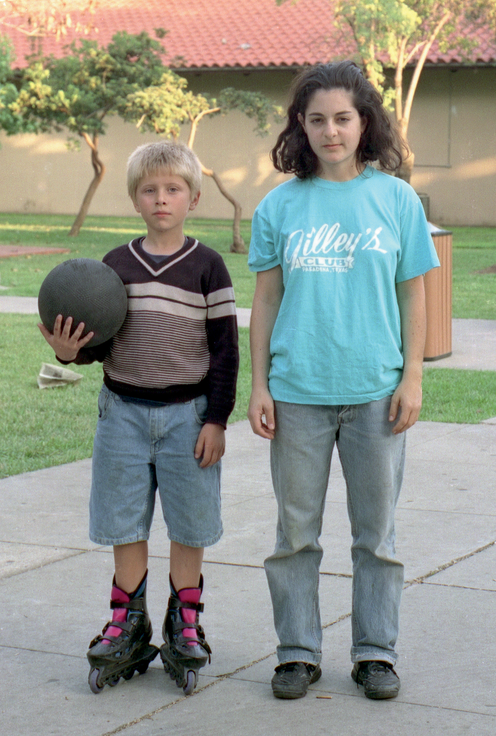 Study for 16mm Film (Fuller Community Recreation Center Basketball Court, Fuller Street and Santa Monica Boulevard, Los Angeles), 1996. C-print; 14 &times; 11 inches