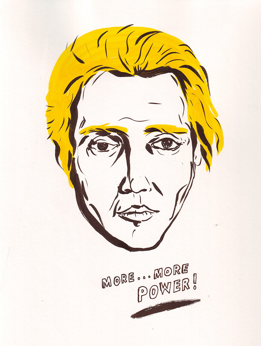 Max Zorin (Christopher Walken) from View To A Kill