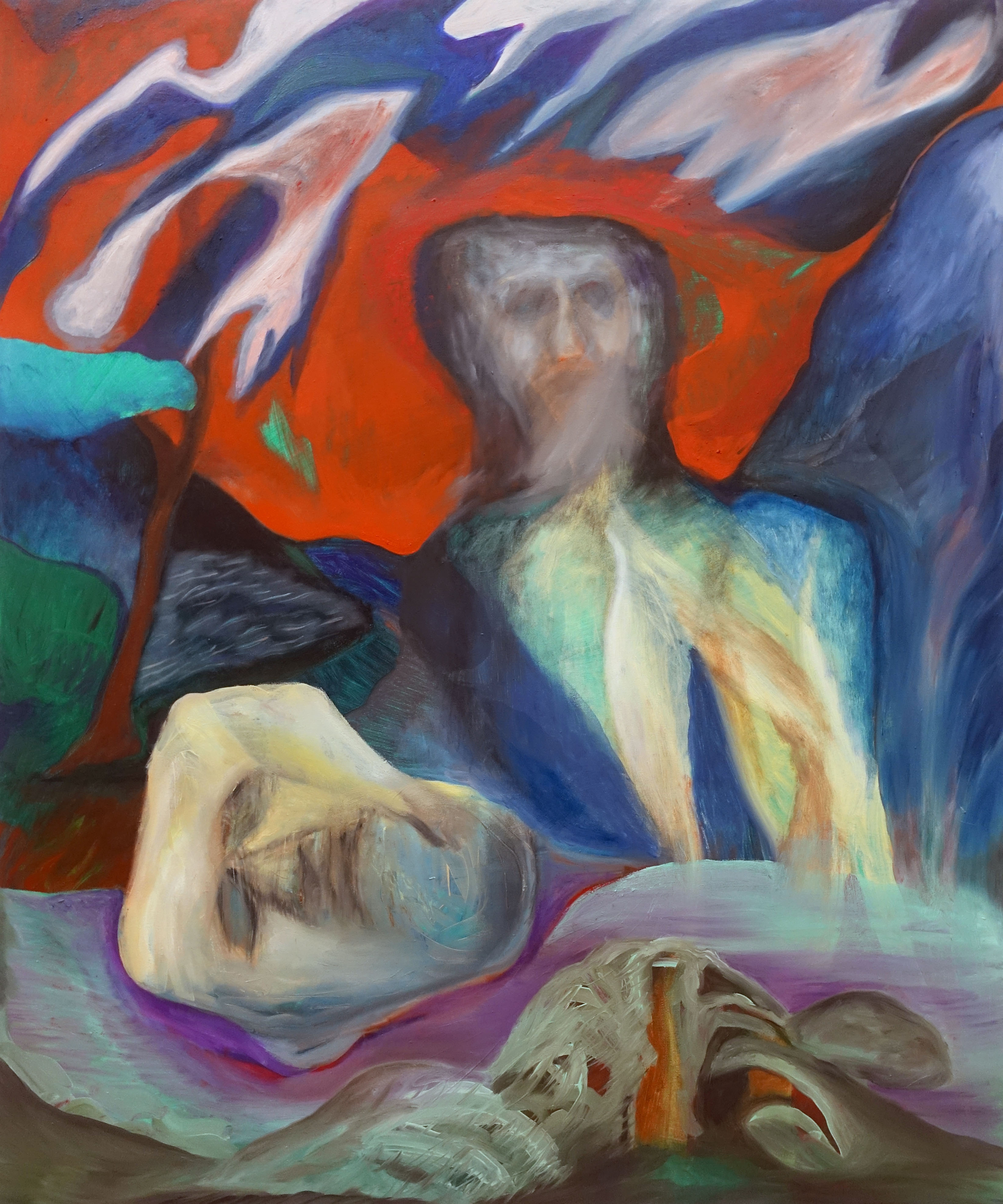 Gizontxoaoil on canvas, 120x100cm, 2022