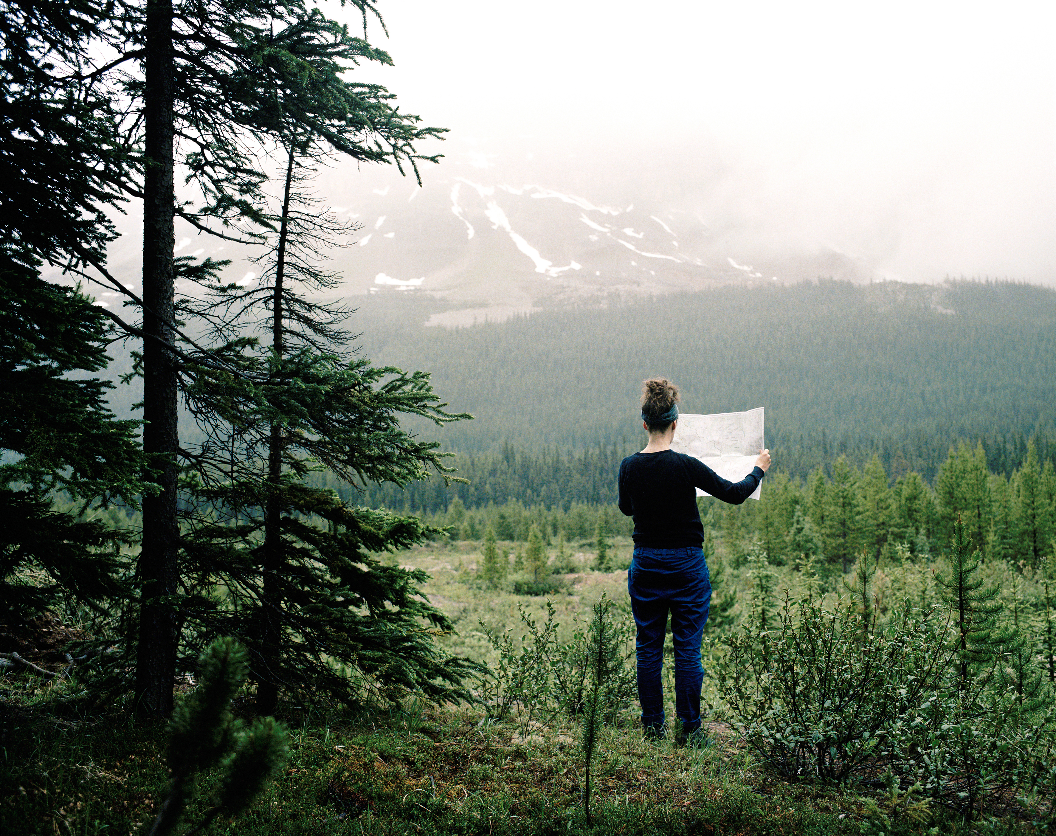 The Map Reader, 100x120 cm