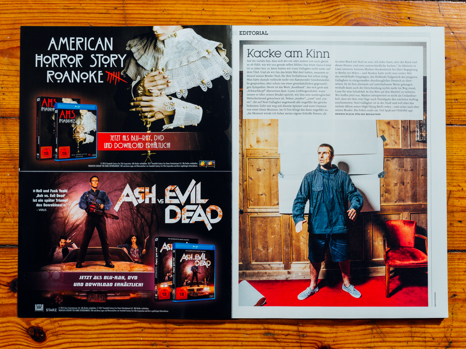 VISIONS / Liam Gallagher / Oktober 2017