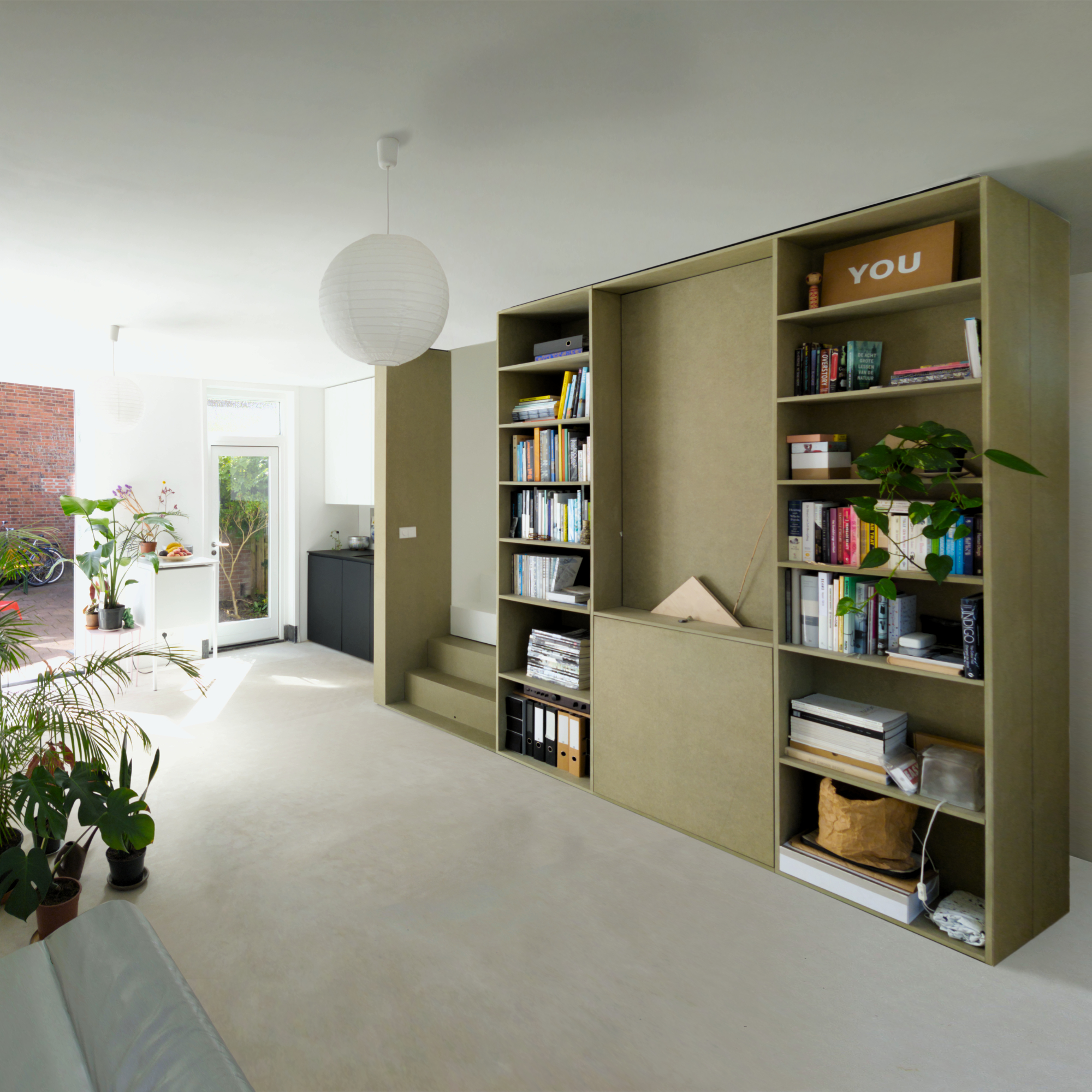 House in the Nord. Interior transformation of a small old working-class house in Amsterdam, NL 2018-2021 build.