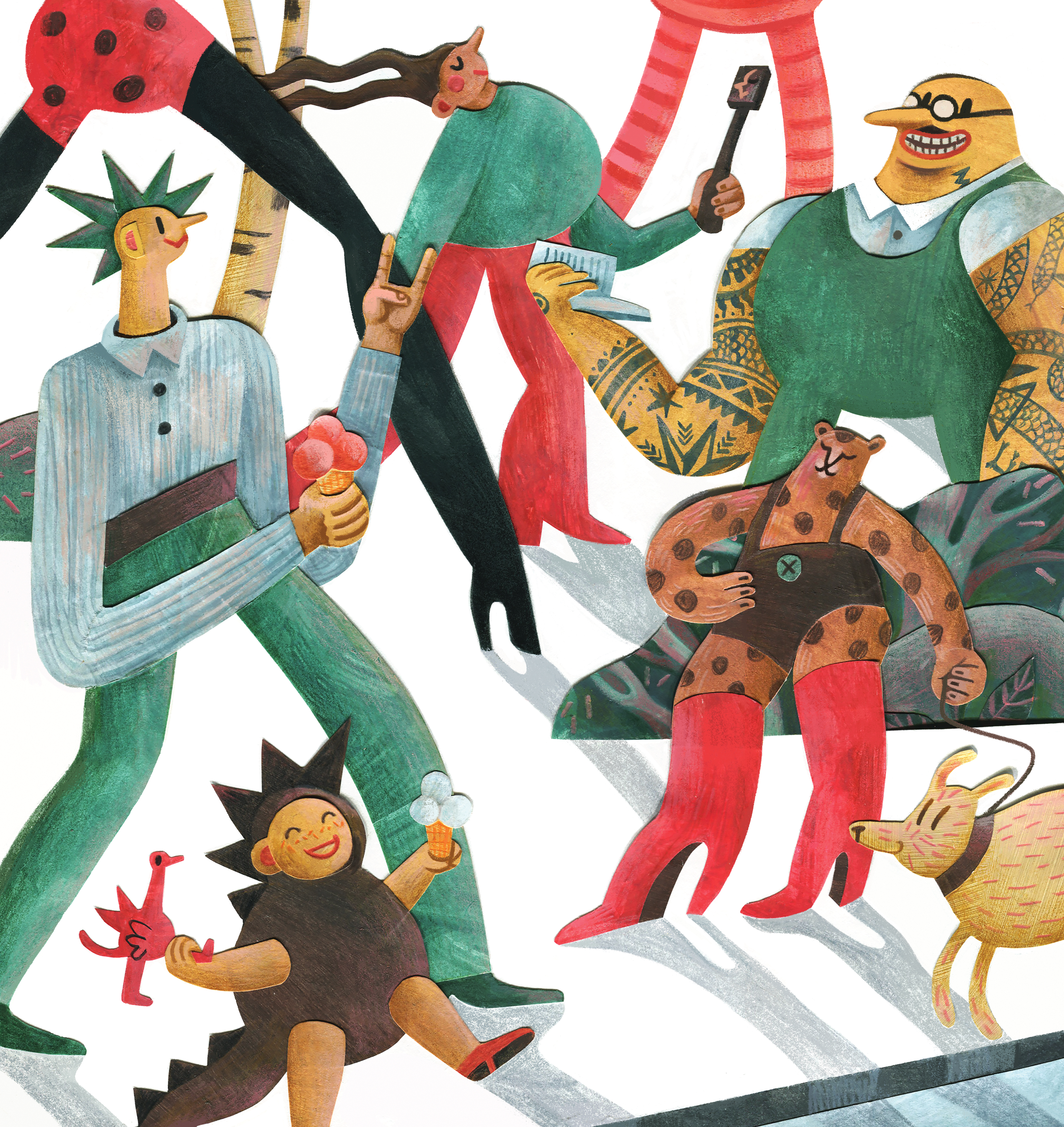 One of selected illustrations for the 2020 Bologna Children's Book Fair annual exhibition