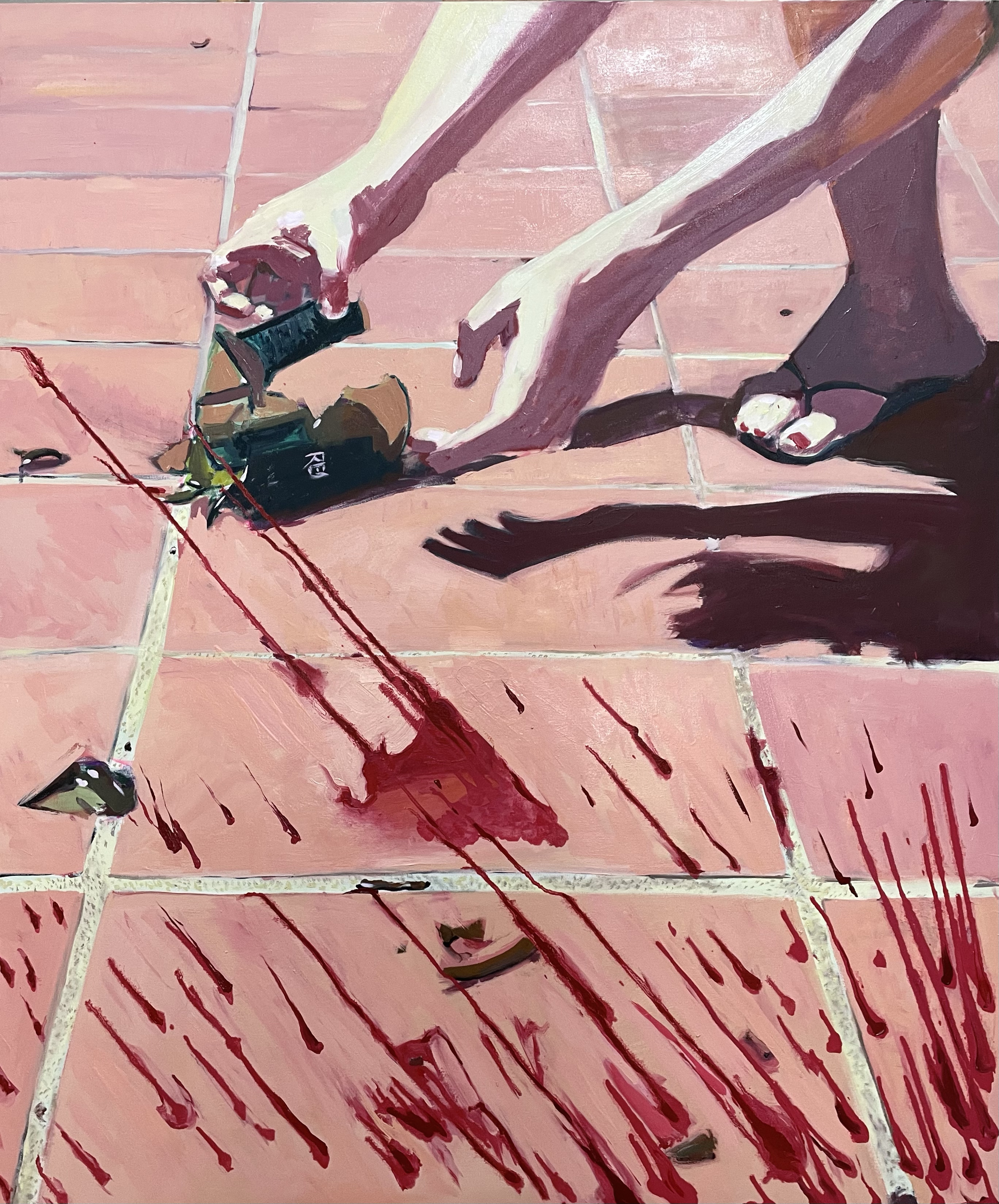 Catarse - 120 cm x 100 cm - óleo sobre painel