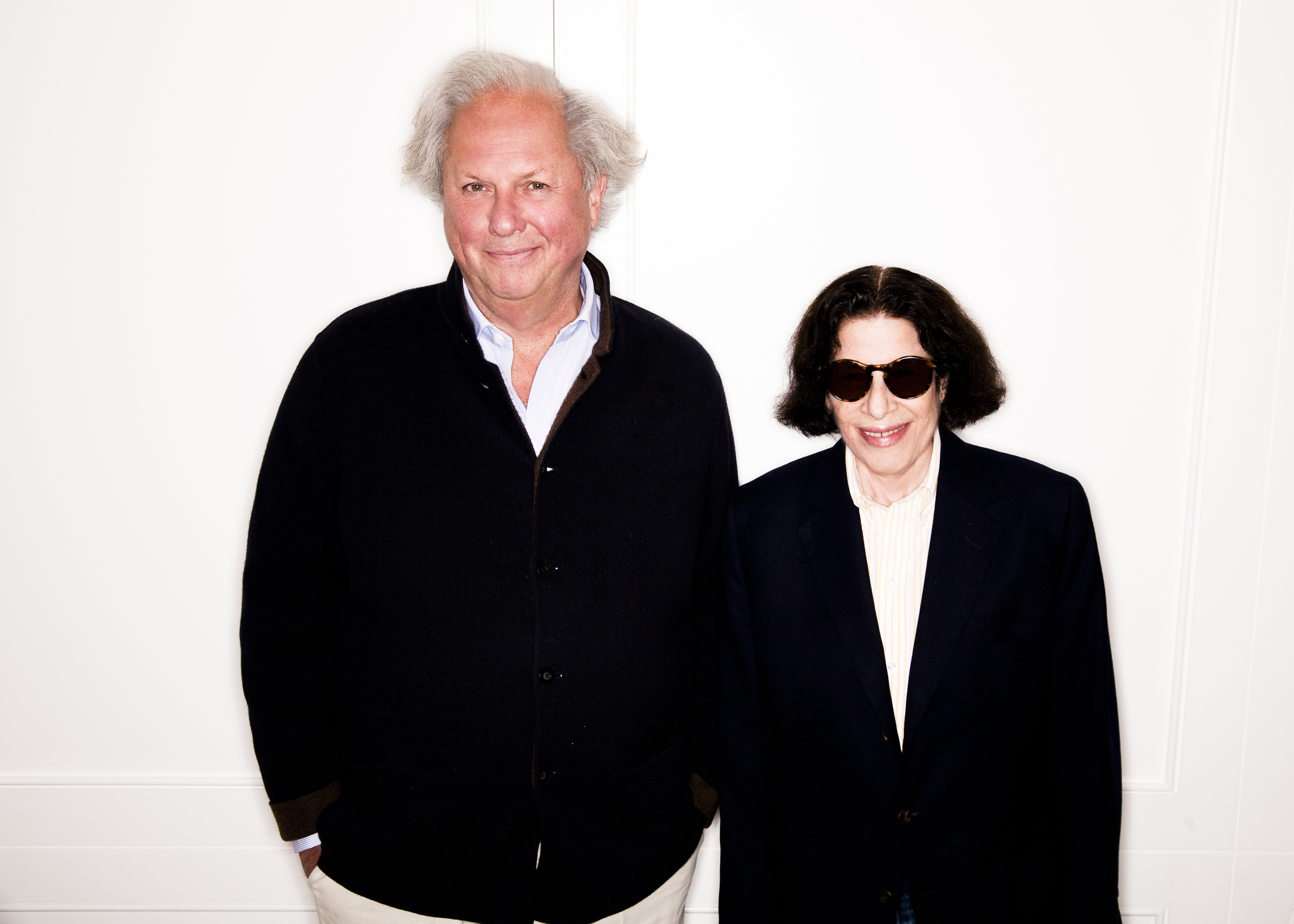 GRAYDON CARTER AND FRAN LEIBOVITZ