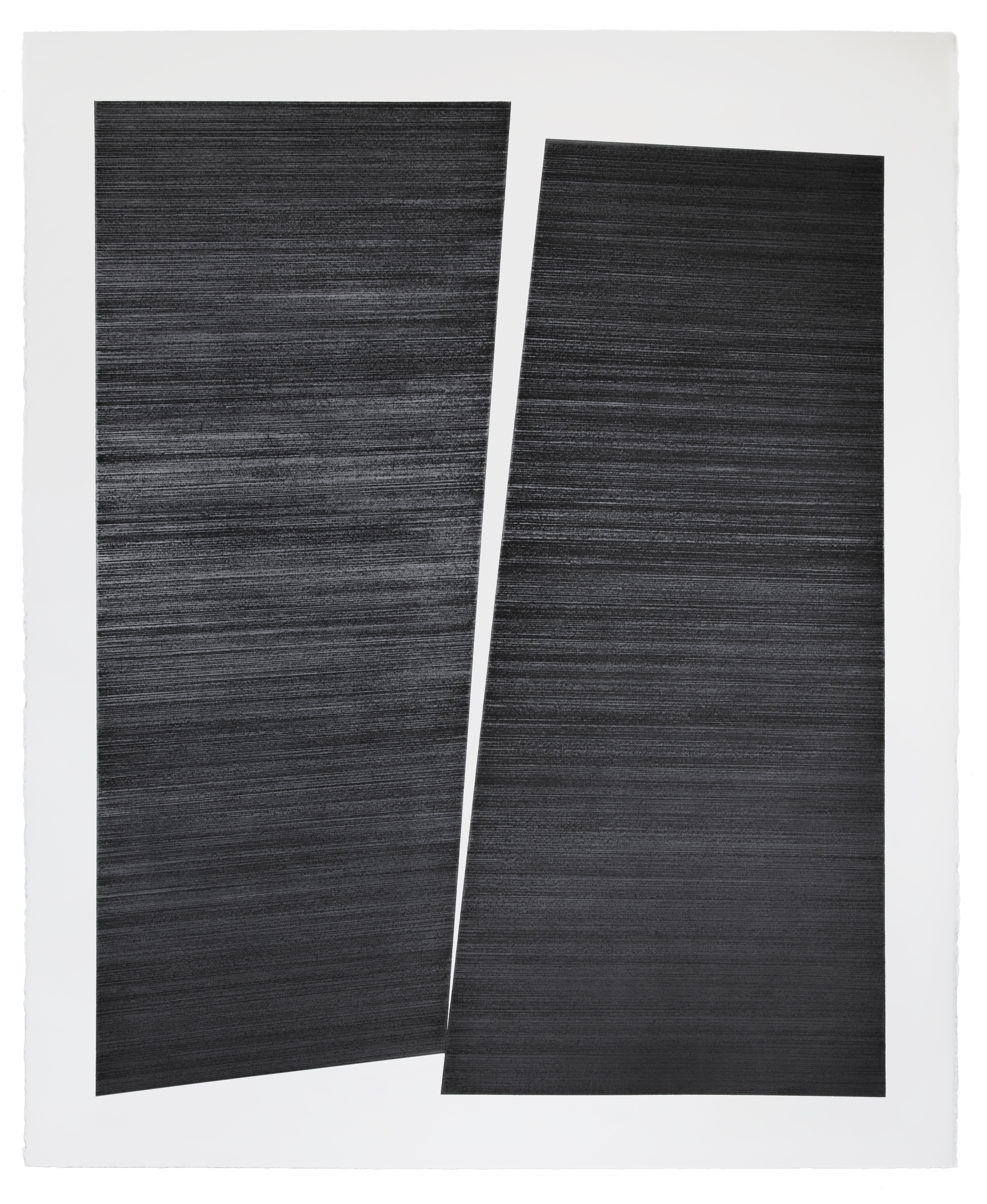 Equal Blocks III, 2024graphite sur papier, 130x107cm© Samuel Chasseur