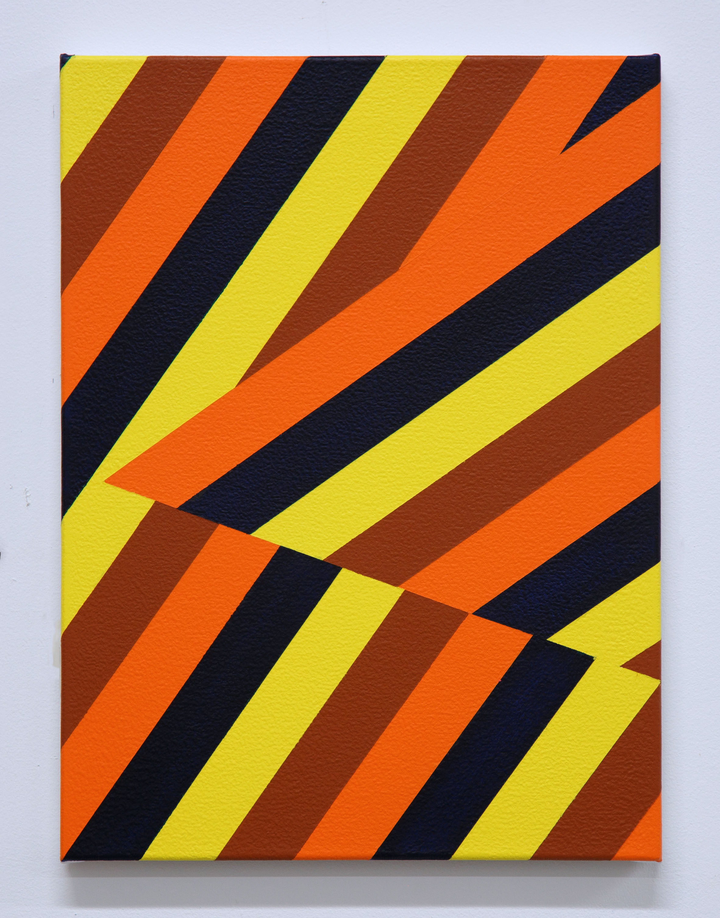 Lineae XLII 40cm x 30cm acrylic on canvas - £150 (previously £200)