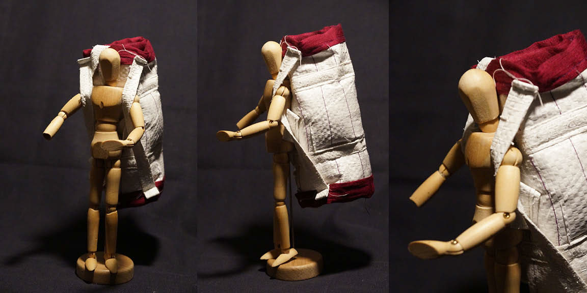 Upcycled Holdall for the Migrant Labor of India  //  HCD + Product Design