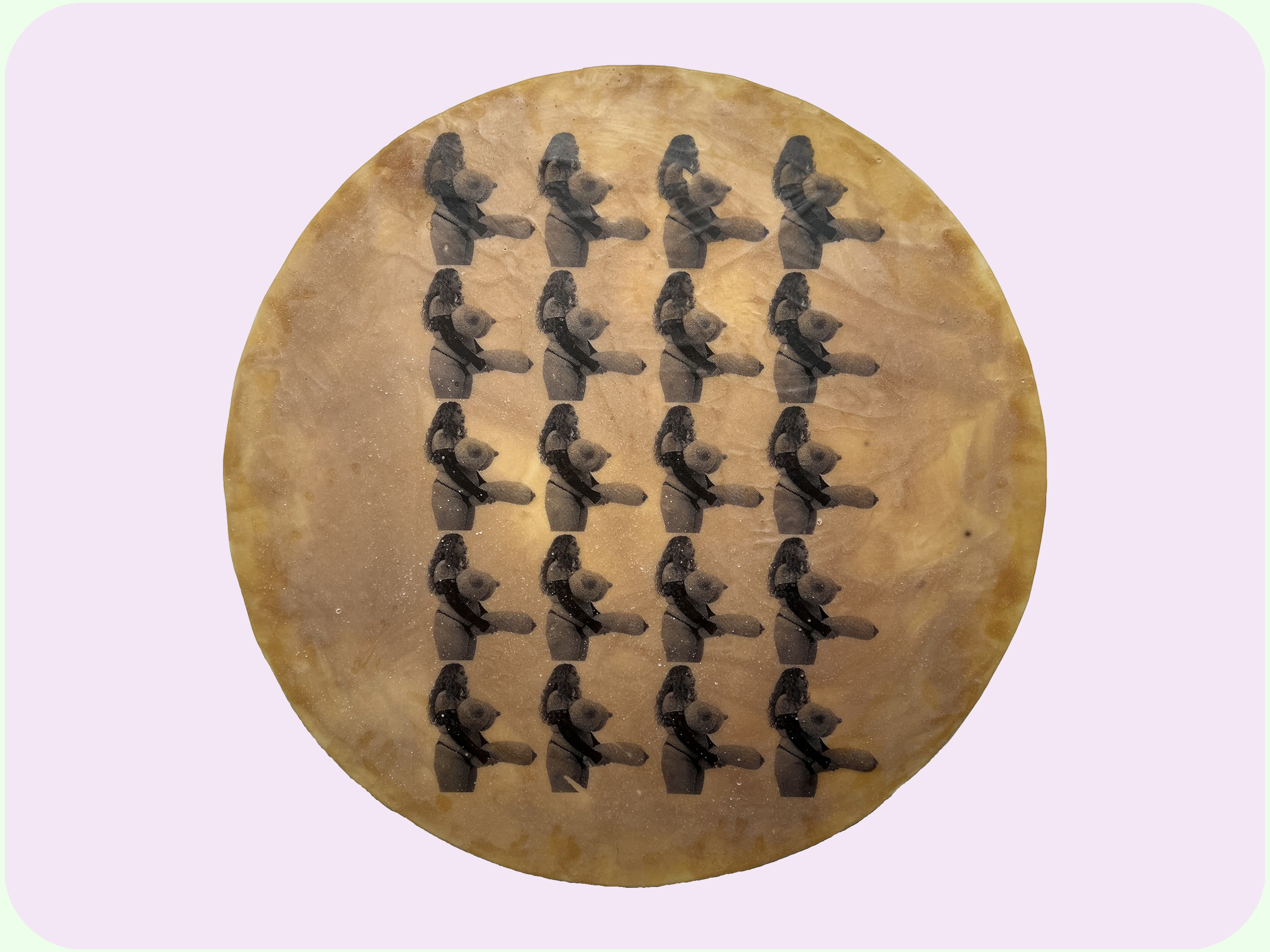 women.  (100 x 3cm)   [latex on canvas] 