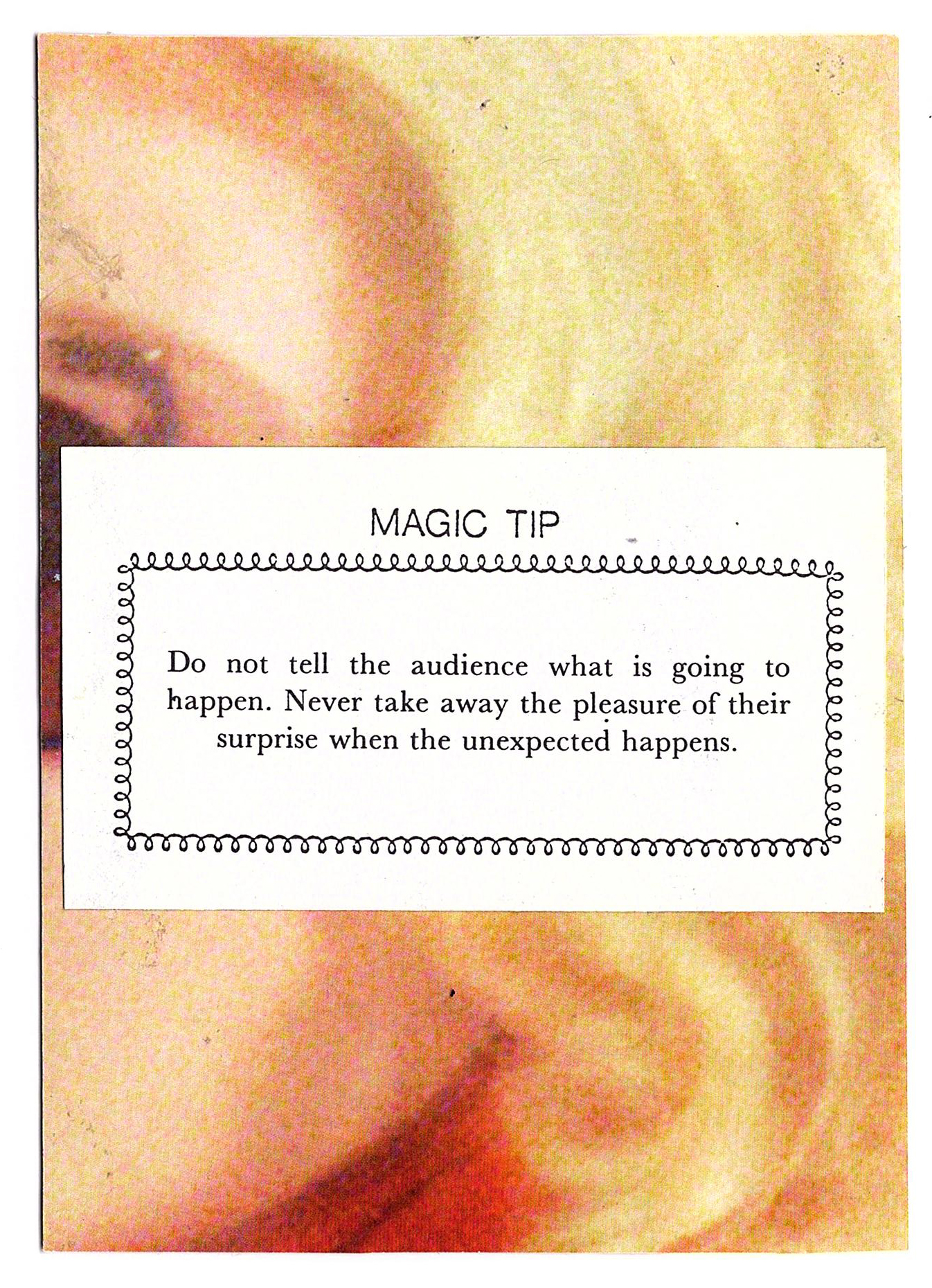 Magic Tip, 2022, photomontage, 10 x 15 cm