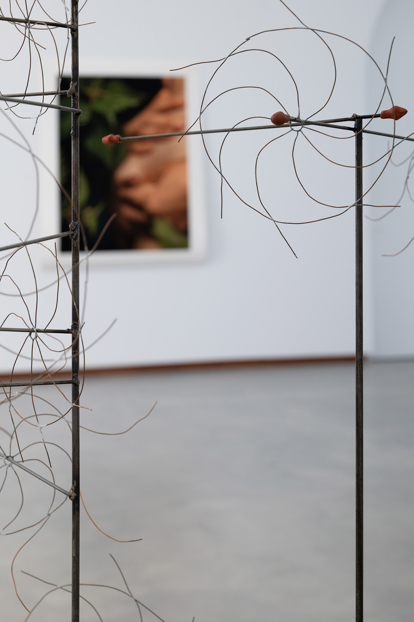 ISADORA VAUGHAN i invented modern agriculture [details], 2023  steel, copper, epoxie, 1260 x 720 x 930 mm, Courtesy of Station Gallery, Sydney & Melbourne