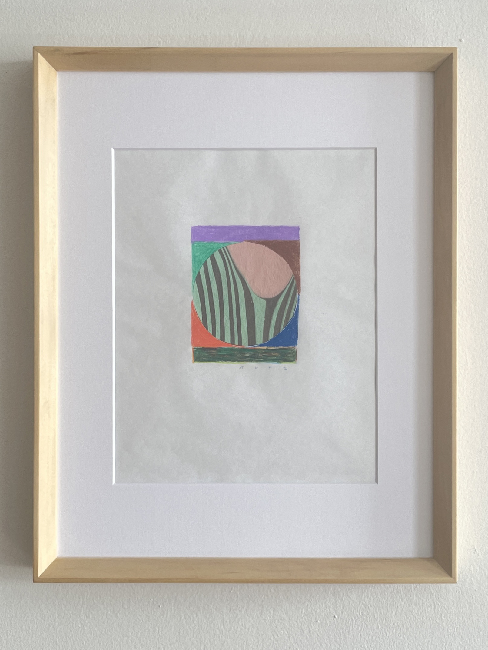 Untitled, collage on paper, 8" x 10," 2023