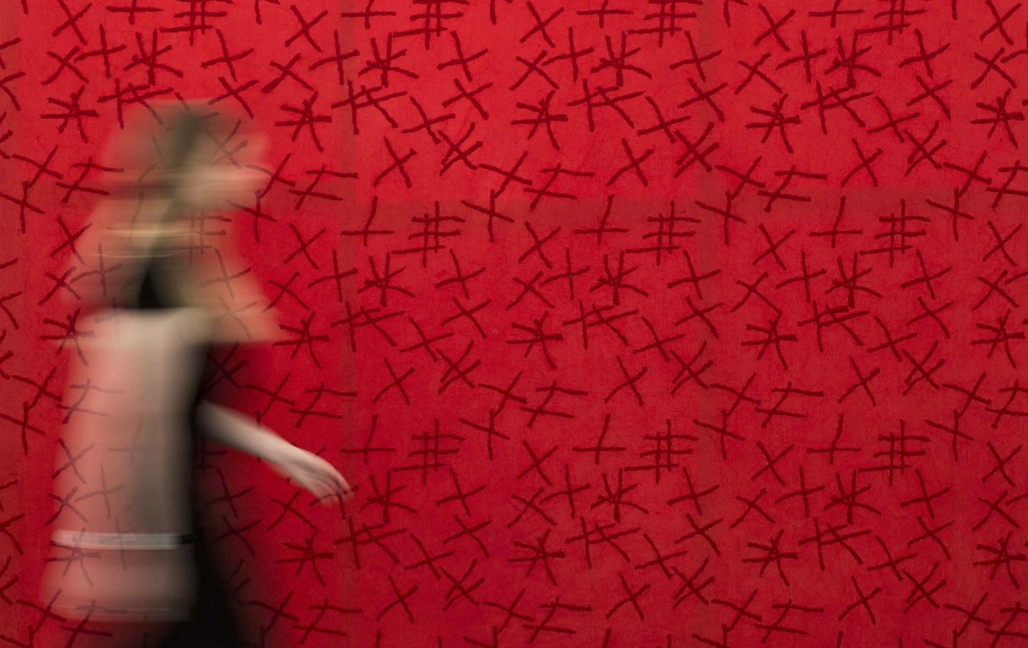 Artist Osman Yousefzada Leaving Your Mark Installation