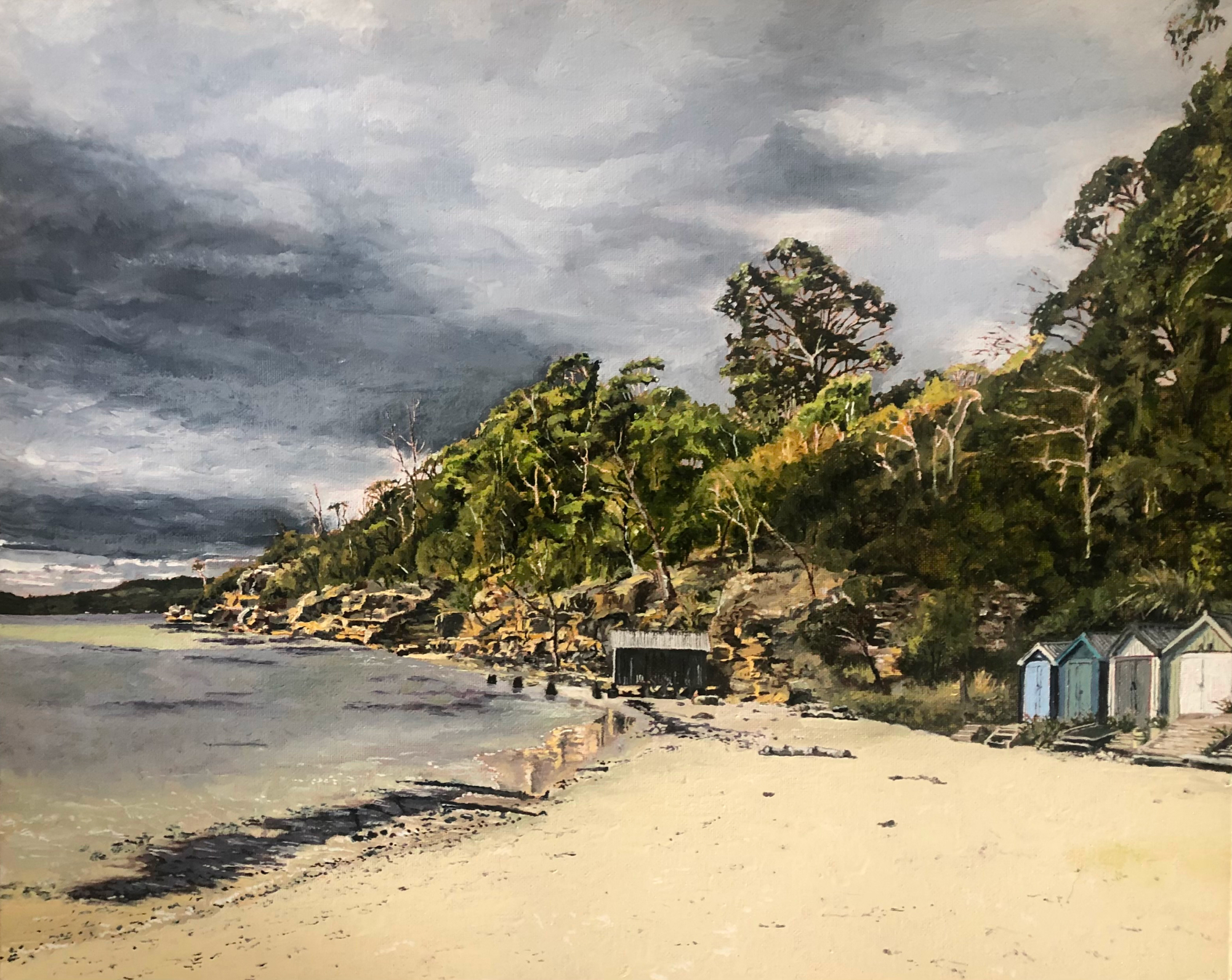 Coningham Beach, Tasmania, Oil on Canvas, 40 x 50 cm.