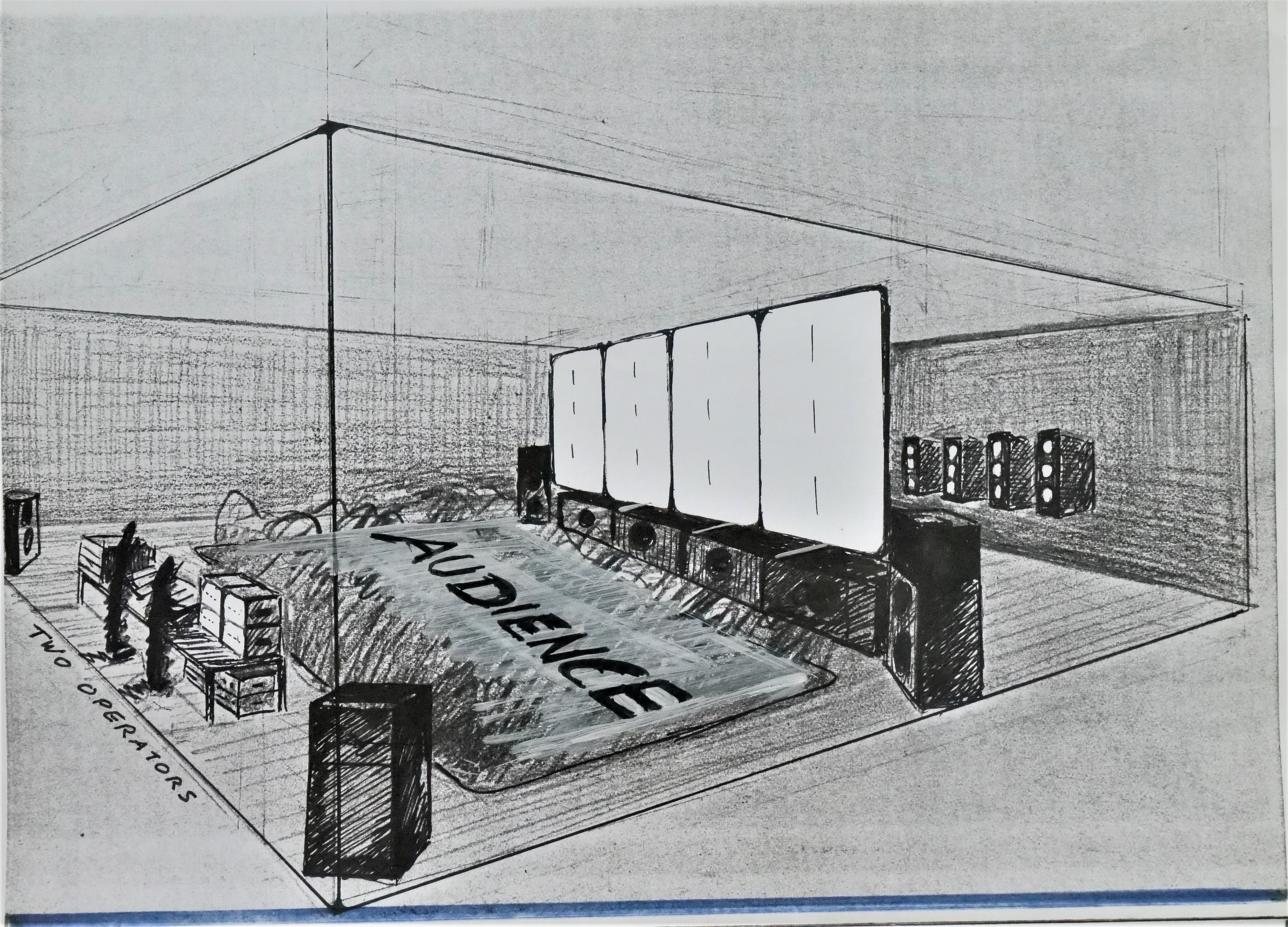 Concept sketch, 1994 © Granular~Synthesis