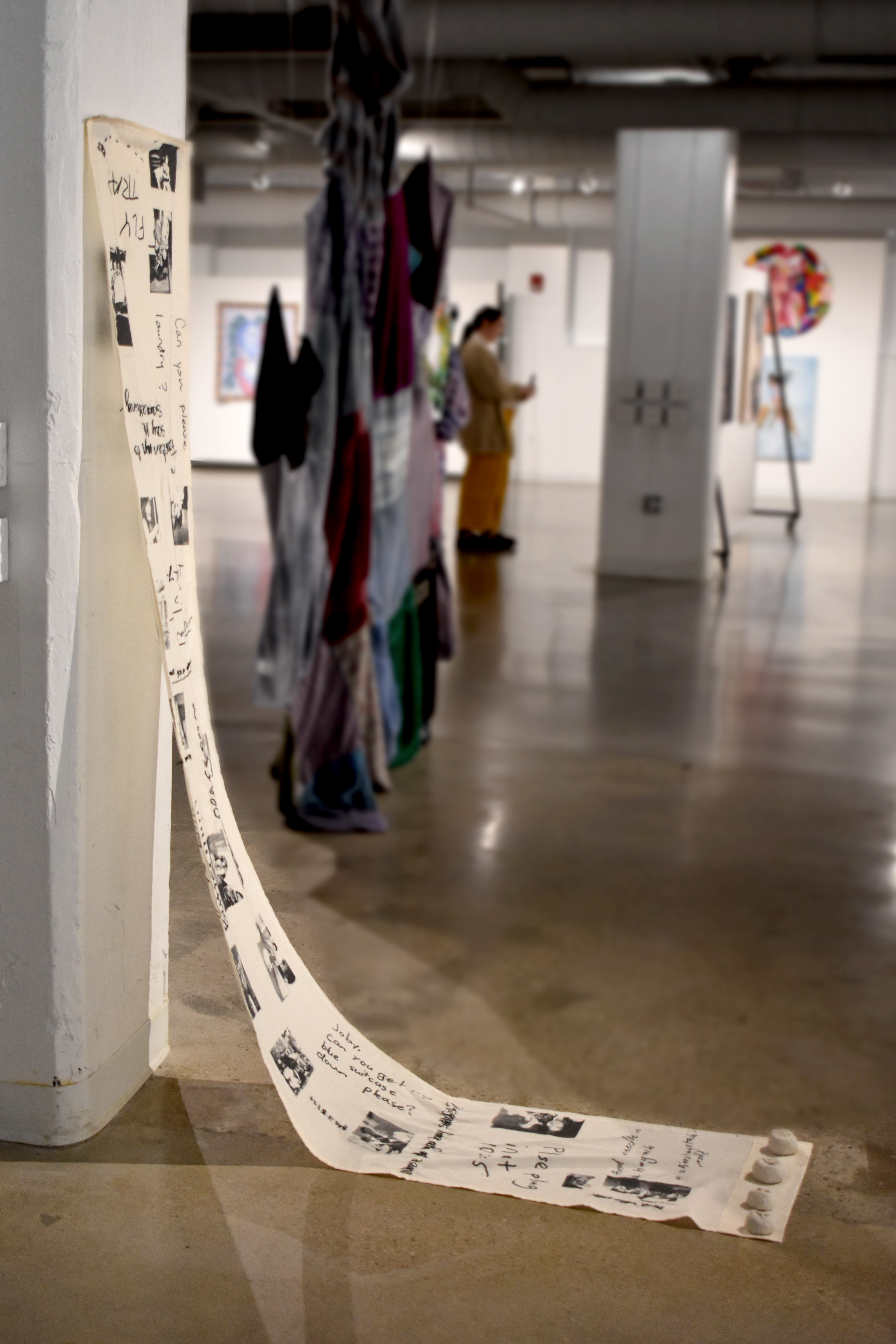 installation for Cradled As One, April 2023