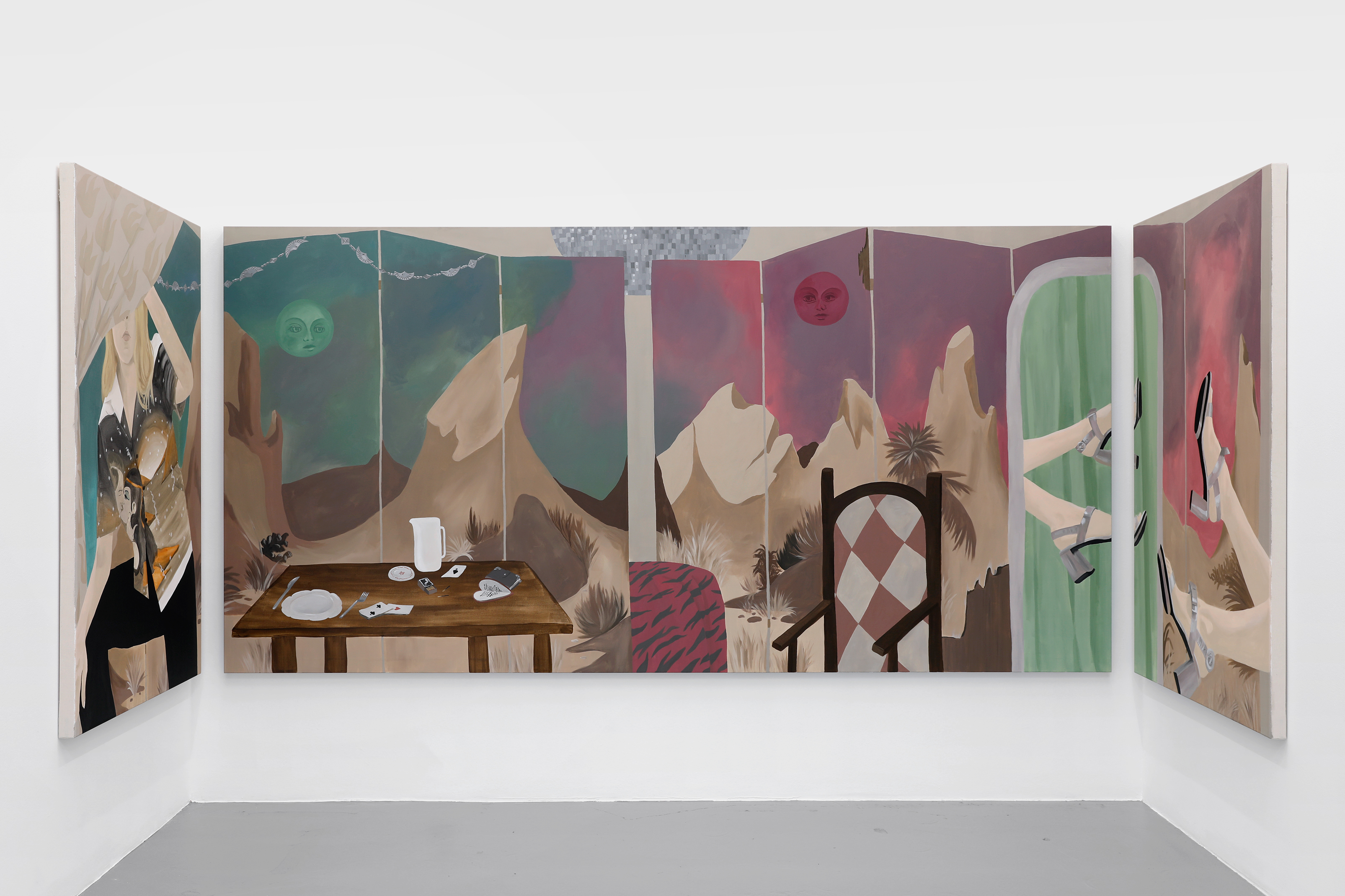 ...And Everything in between, triptych, 2021