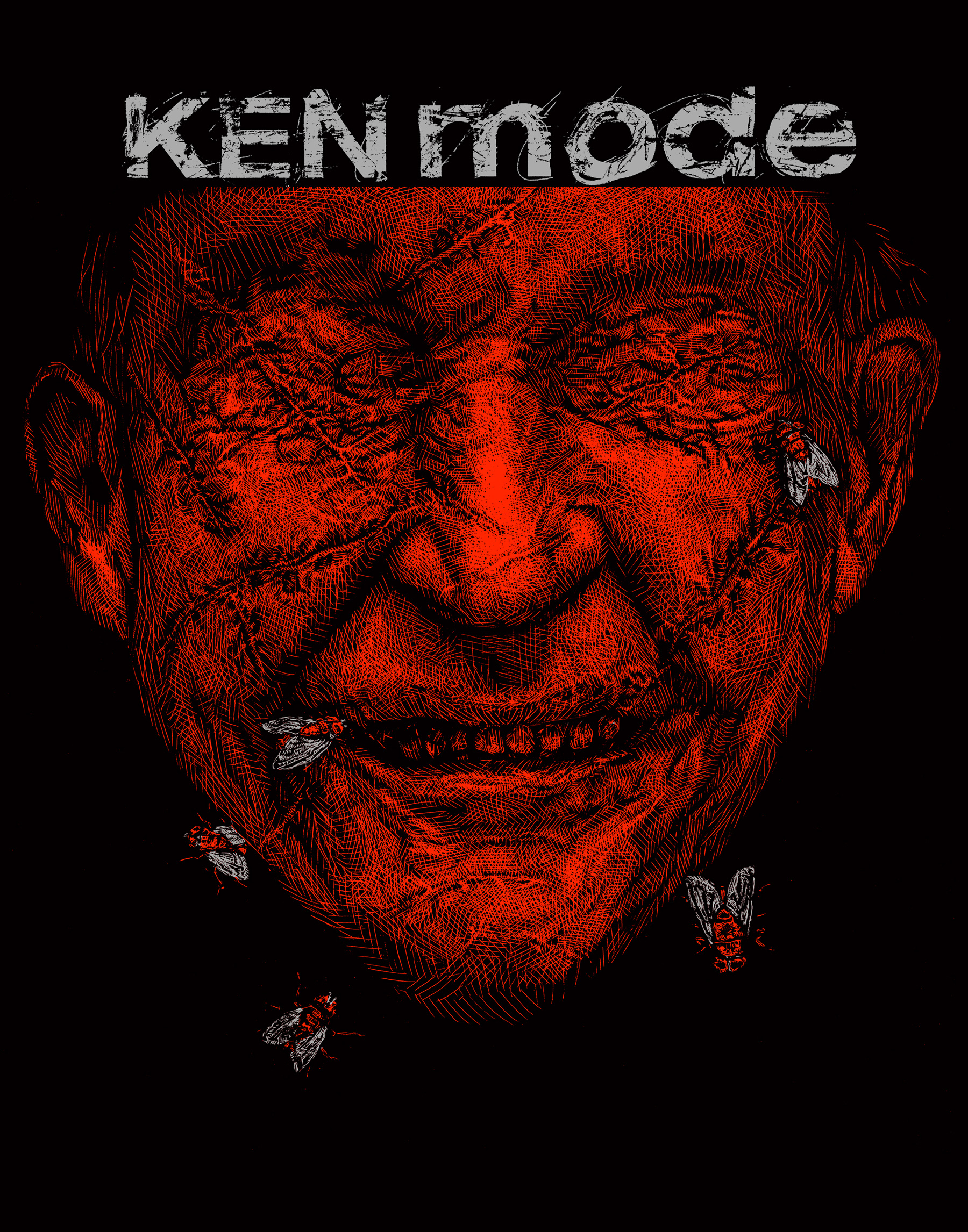T-shirt for KEN mode, my own interpretation of Randy Ortiz's Null cover art, available here