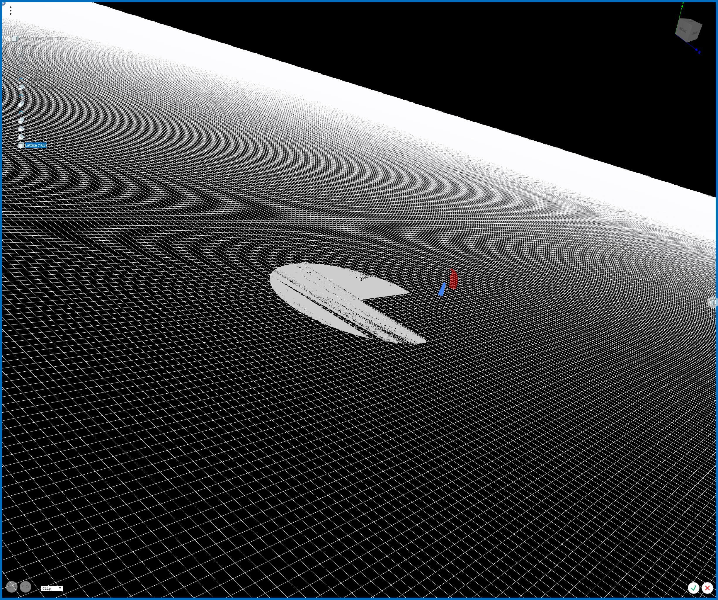 Creo Cloud app, a screenshot from a WIP build.