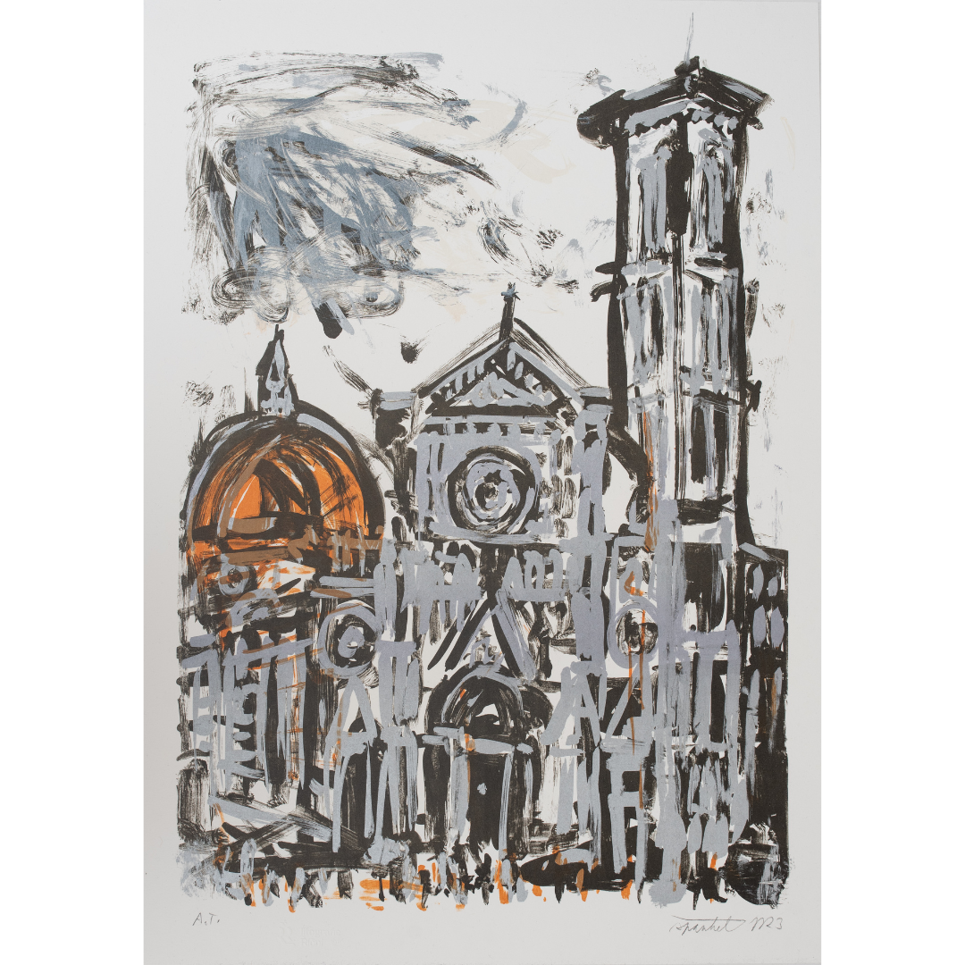   73. Jakub Špaňhel (1976) Katedrála  Vyvolávací cena: 5.000 Kč   Konečná cena: 24.000 Kč 