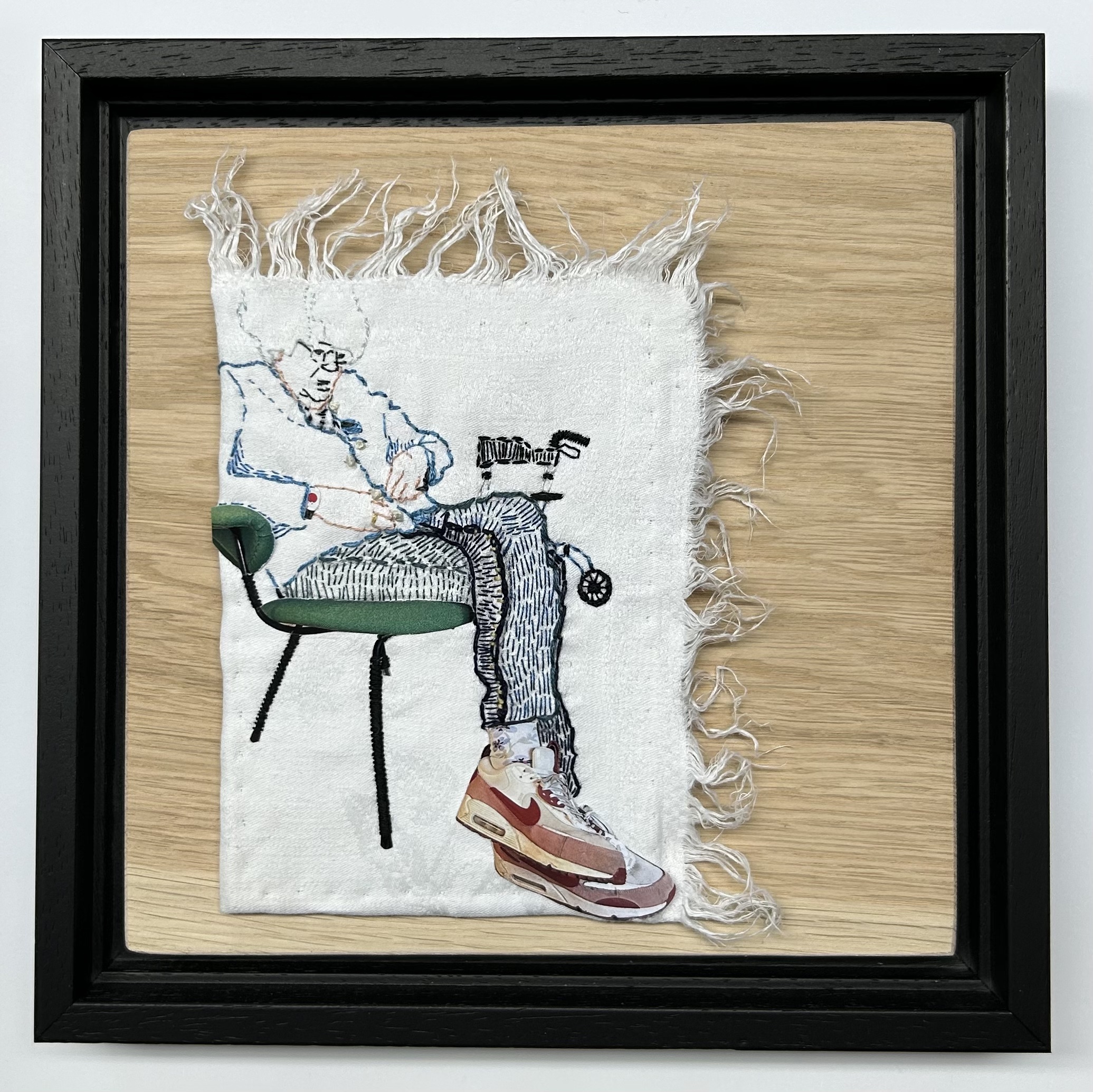 Serie Moeder, Waarheen?, 24x24 cm