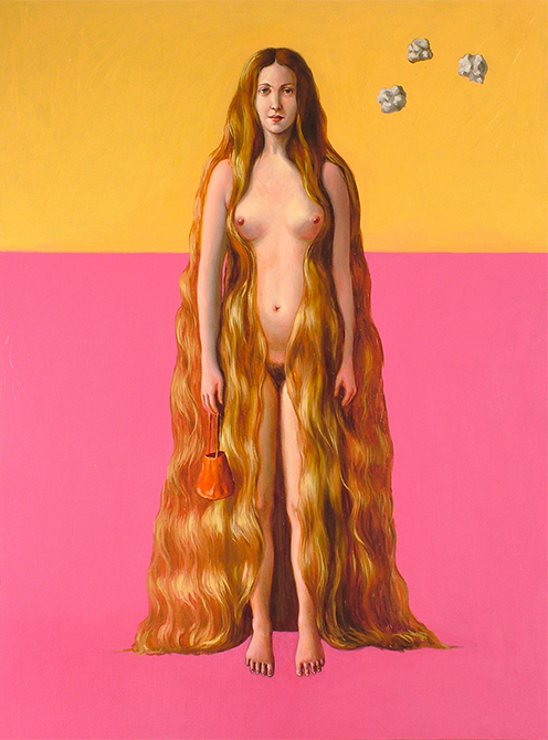  MADDALENA   2001 olio su tela cm 100x60